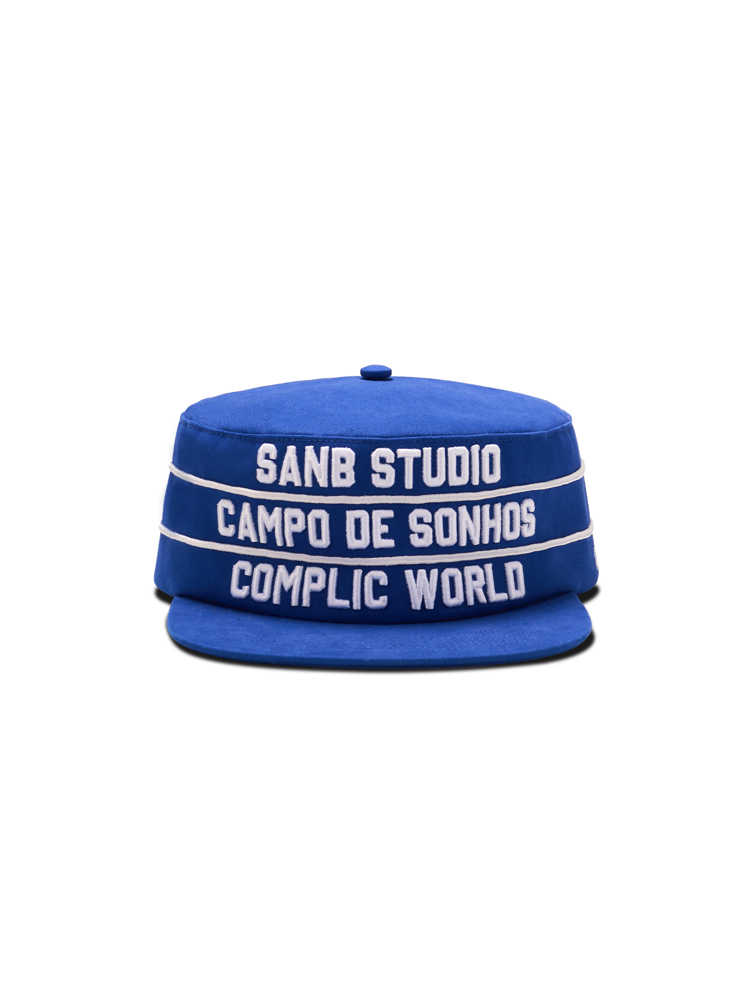 SANB Text Embroidered Pillbox Cap-Hat, Cap, Beanie-One Size-Free Shipping Leatheretro