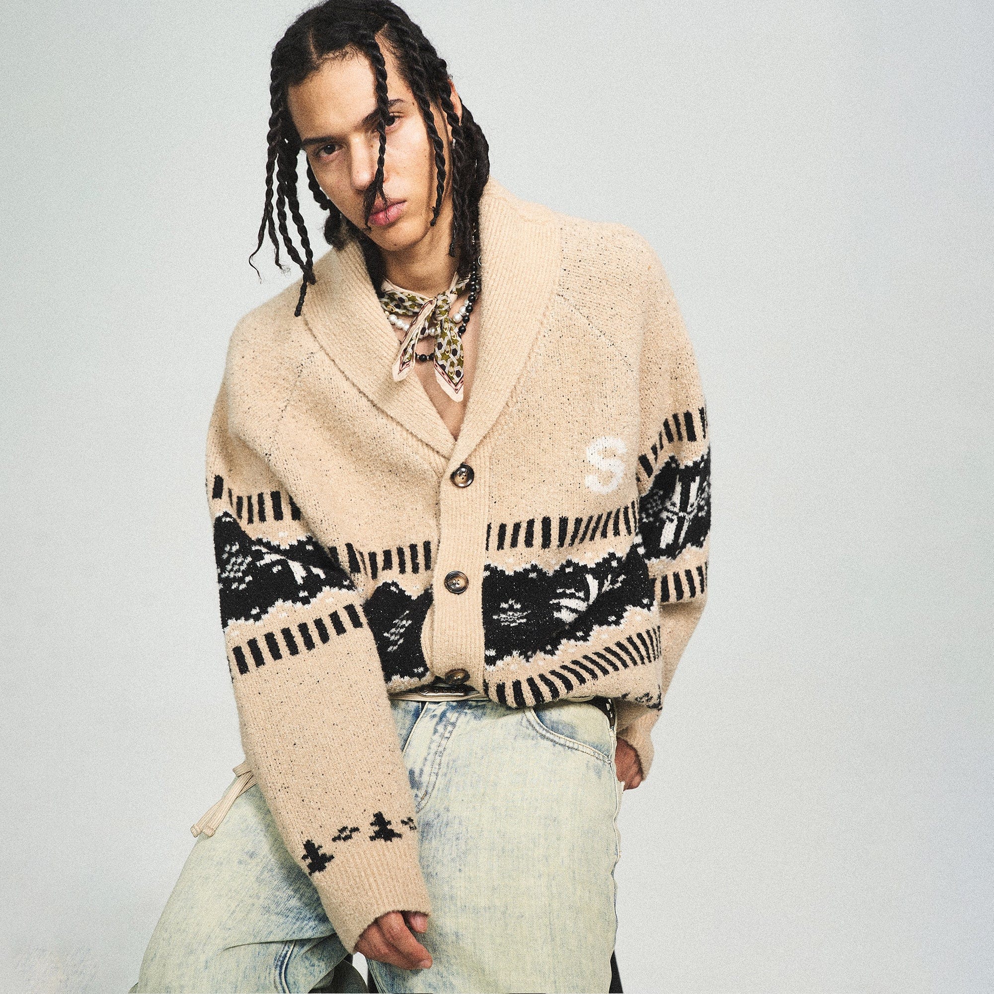STEEPC Classic Knitted Cardigan-Jacket-S-Free Shipping Leatheretro