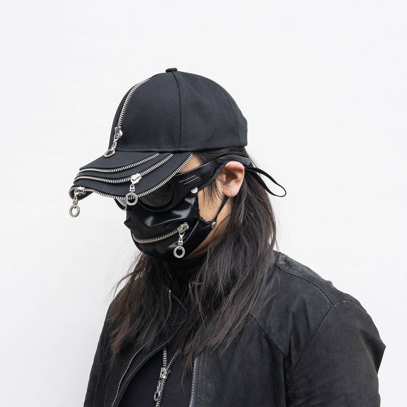 INSIDE OUT Triple-Layer Zipper Cap-Hat, Cap, Beanie-OS-Free Shipping Leatheretro