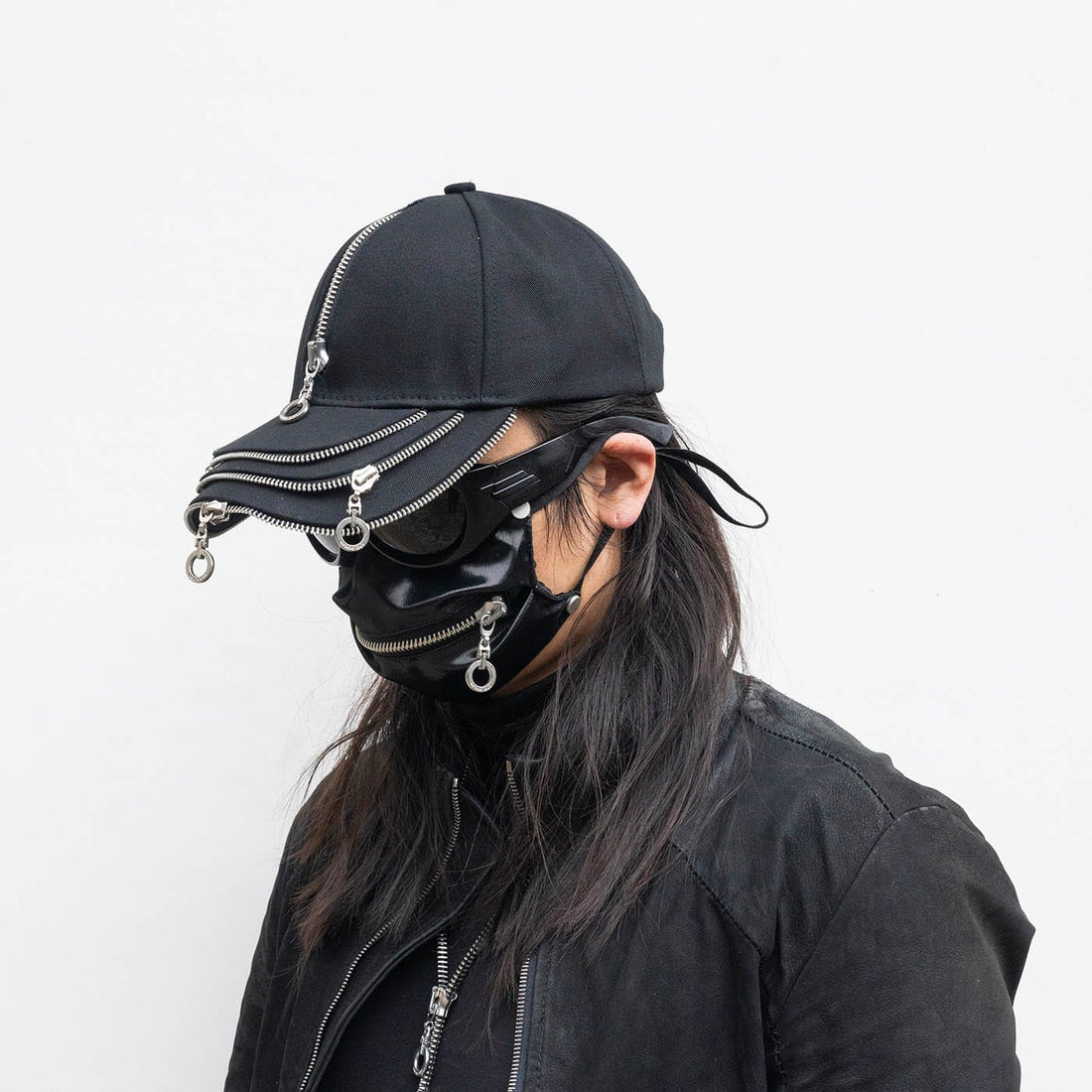 INSIDE OUT Triple-Layer Zipper Cap-Hat, Cap, Beanie-OS-Free Shipping Leatheretro