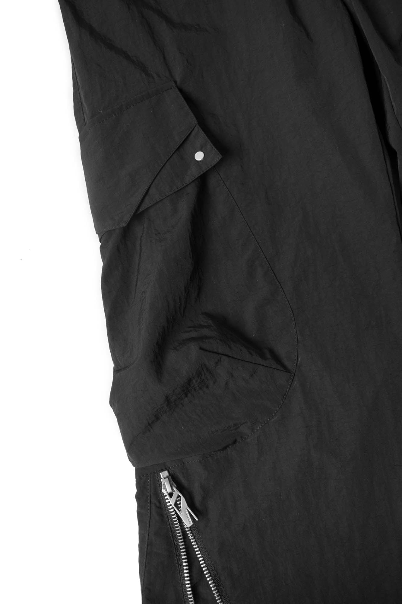 RELABEL Flared Multi-Zip Cargo Pants-Pants-S-Free Shipping Leatheretro