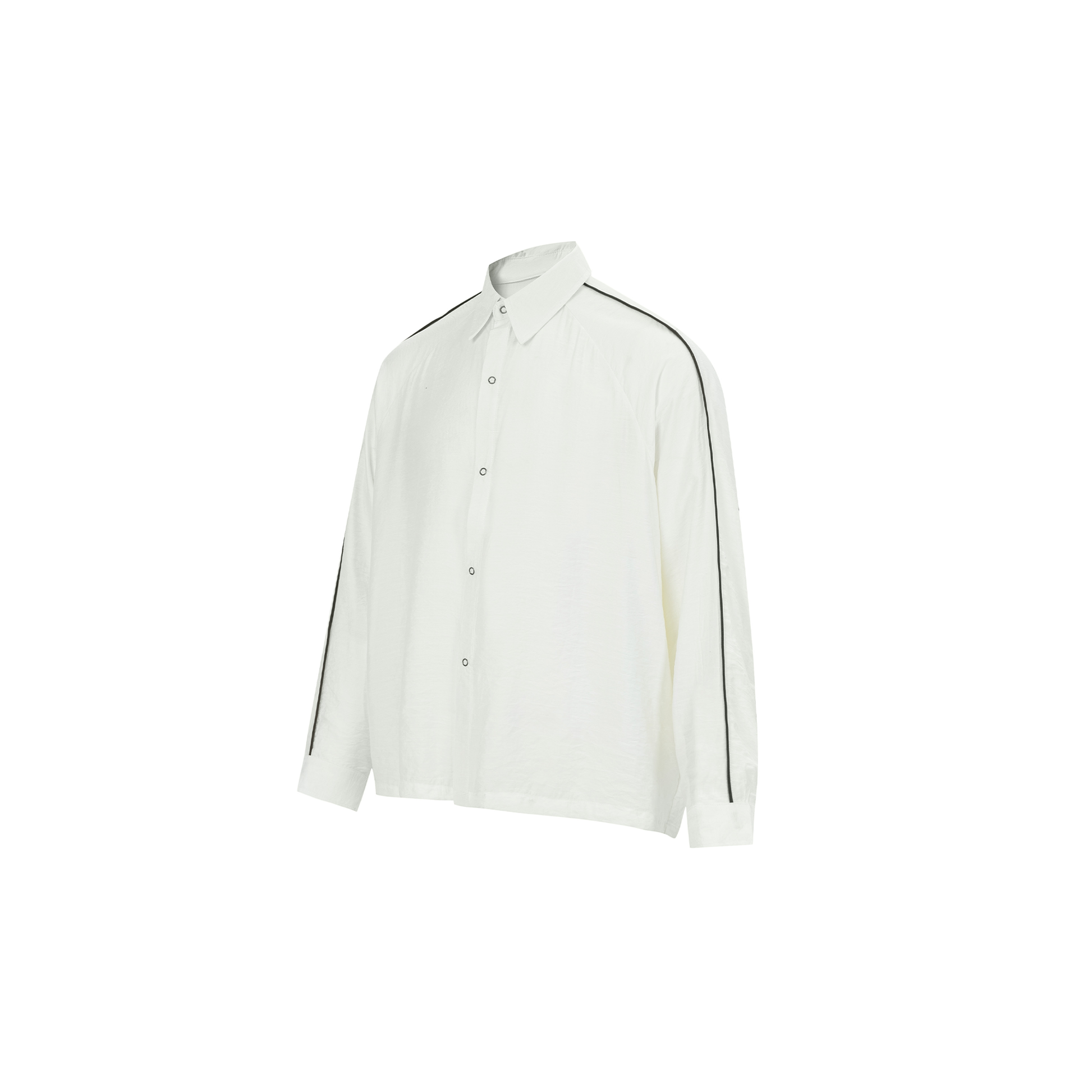 OVDY Minimal Stripe Long-Sleeve Shirt-Shirt-S-Blue-Free Shipping Leatheretro