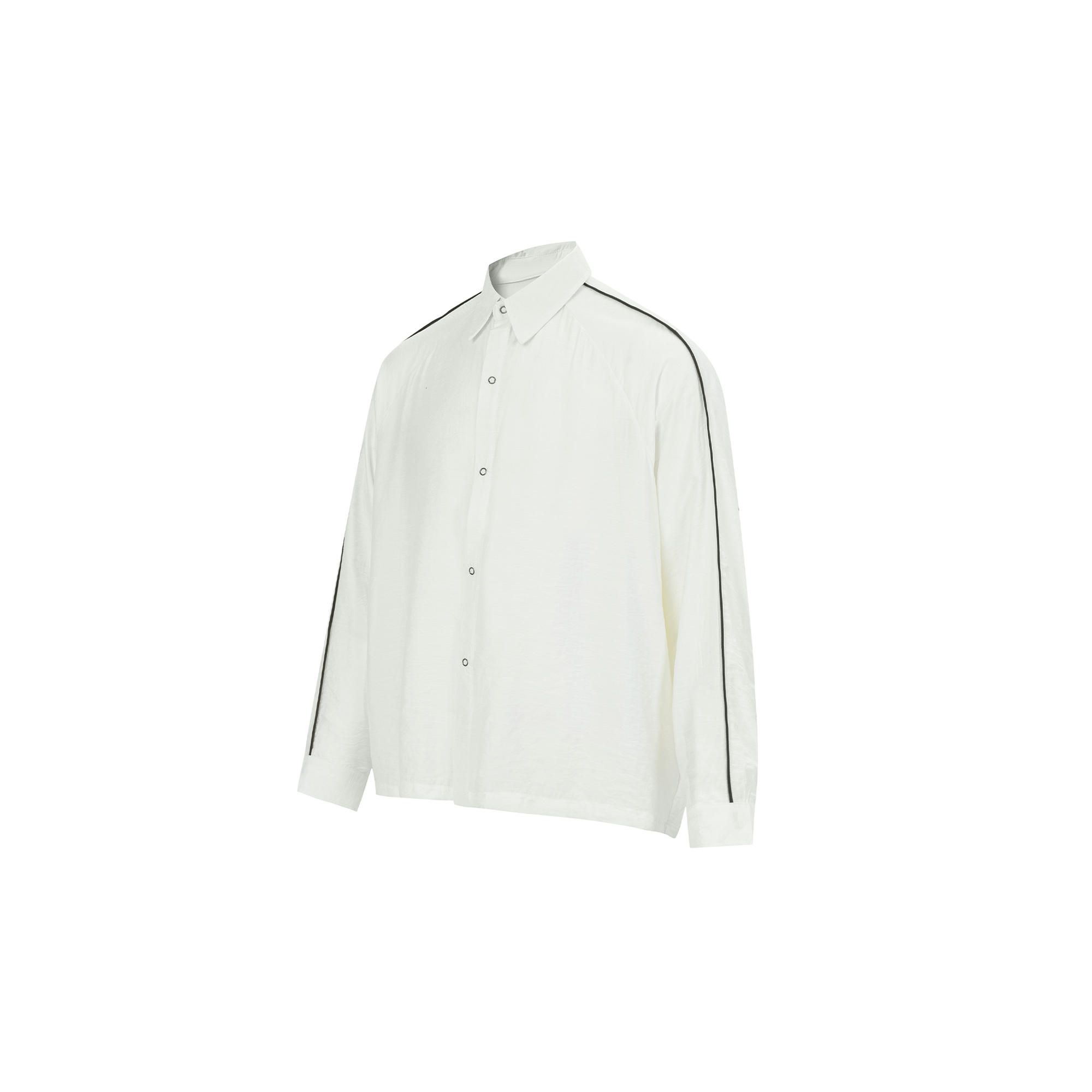 OVDY Minimal Stripe Long-Sleeve Shirt-Shirt-S-Blue-Free Shipping Leatheretro