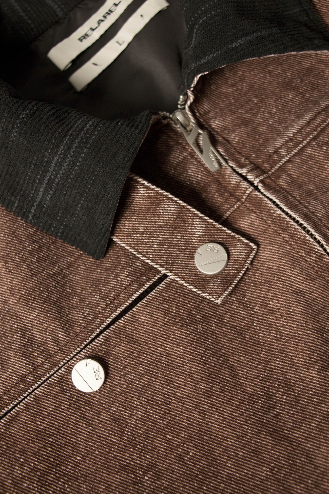 RELABEL Distressed Washed Multi-Pocket Detroit Jacket-Jacket-XS-Brown-Free Shipping Leatheretro