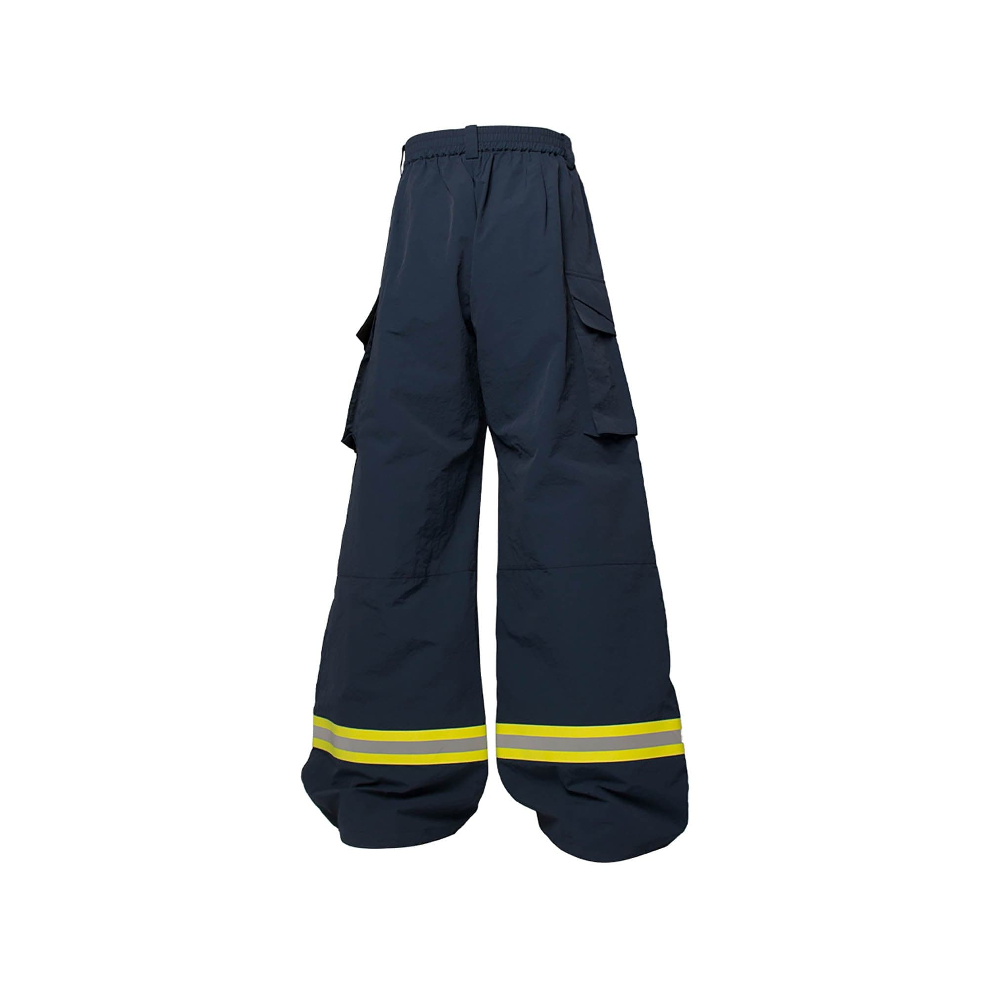 RELABEL Reflective Wide-Leg Firefighter Cargo-Pants-S-Free Shipping Leatheretro