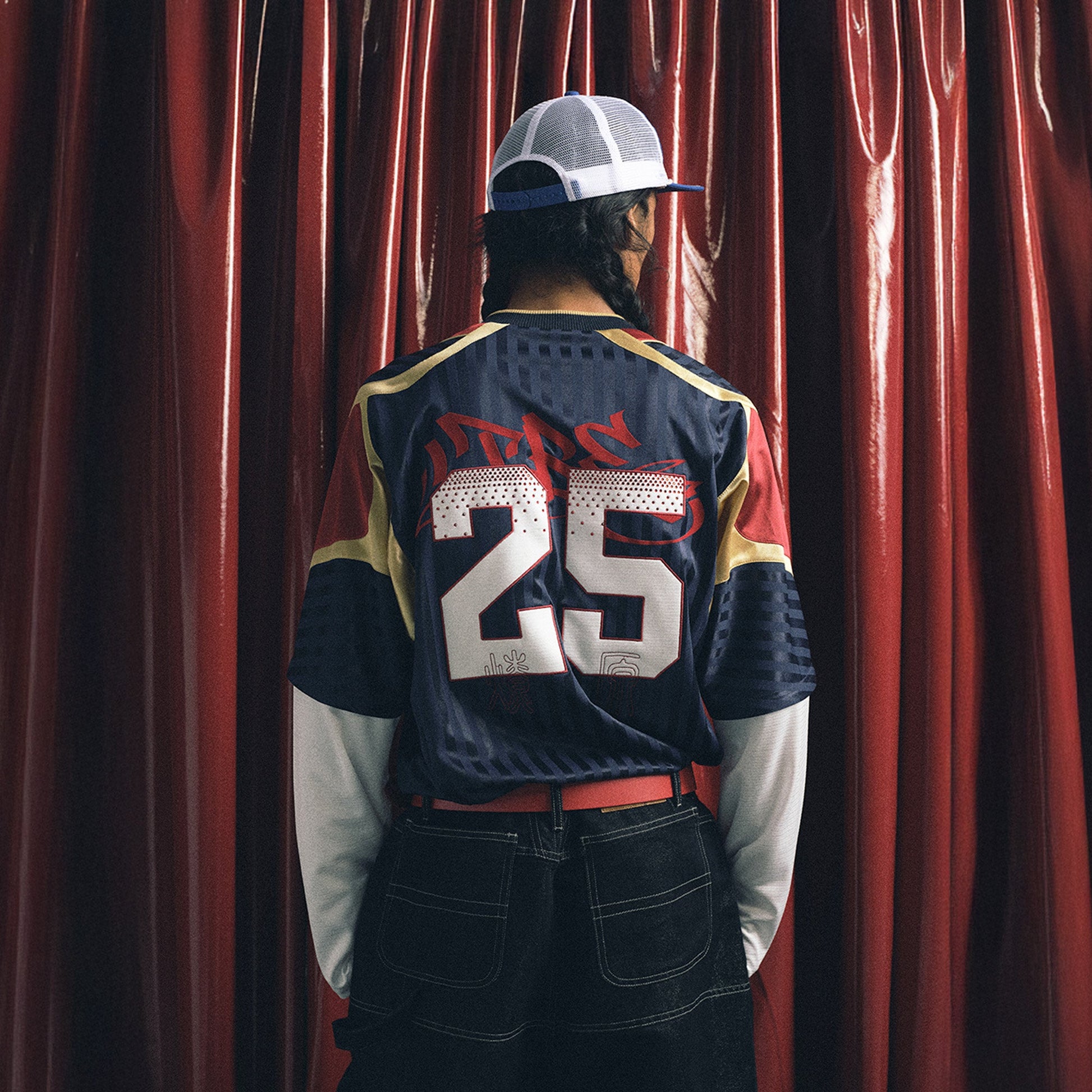 TRECLUB Layered Contrast Panel Hockey Jersey Tee-L/S Tee-S-Free Shipping Leatheretro