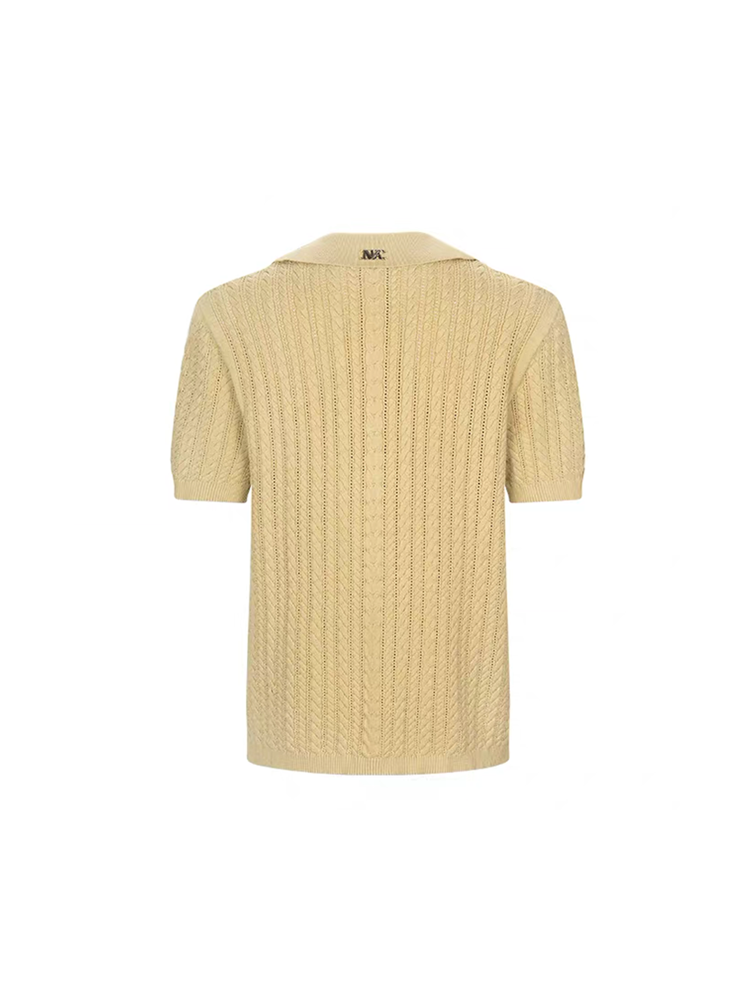 TIWILLTANG Layered Cable-Knit Openwork T Shirt-T Shirt-S-Free Shipping Leatheretro