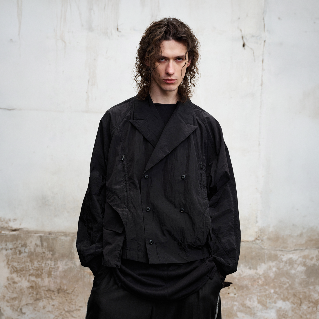 ILNya Nieternite Nifutur Wingsuit Double-Breasted Blazer Jacket-Jacket-S-Free Shipping Leatheretro