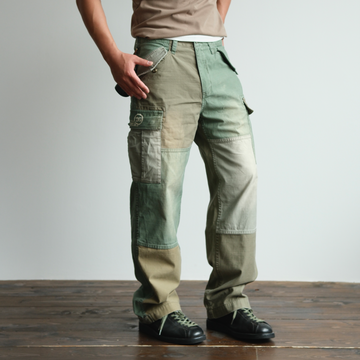 NEIGBORL Retro Washed Paneled Multi-Pocket Cargo Pants-Pants-S-Free Shipping Leatheretro