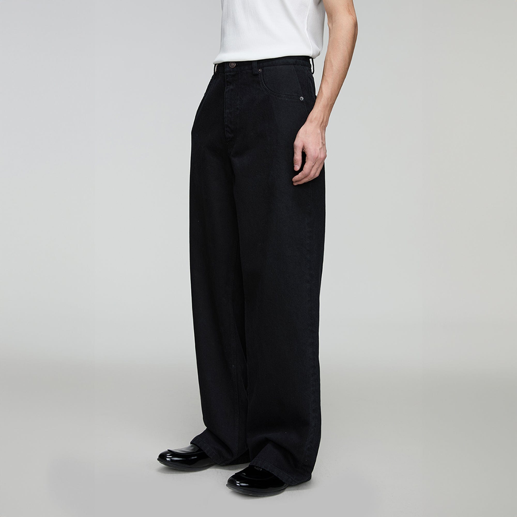 OPICLOTH Retro Straight-Leg Jeans-Jeans-XS-Free Shipping Leatheretro