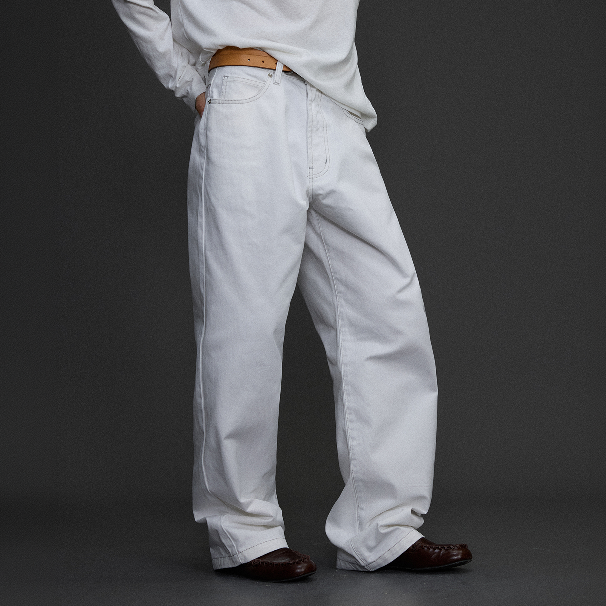 NIANJIUYIKOUER Essential Cotton Straight-Leg Pants-Pants-S-Free Shipping Leatheretro