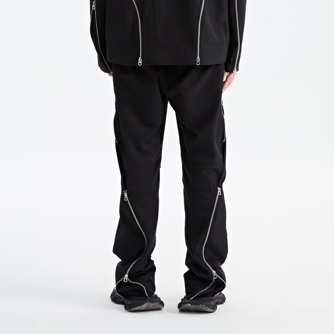 ORGANIC EMOTION Splash-Proof Zippered Paratrooper Pants-Pants-S-Free Shipping Leatheretro