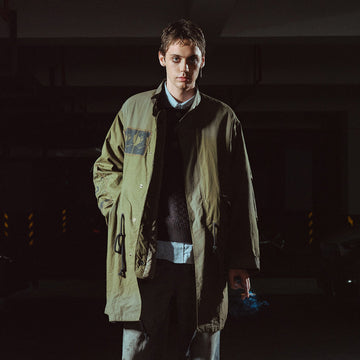 RICHILL Detachable Inner Liner Patch Parka-Jacket-S-Free Shipping Leatheretro