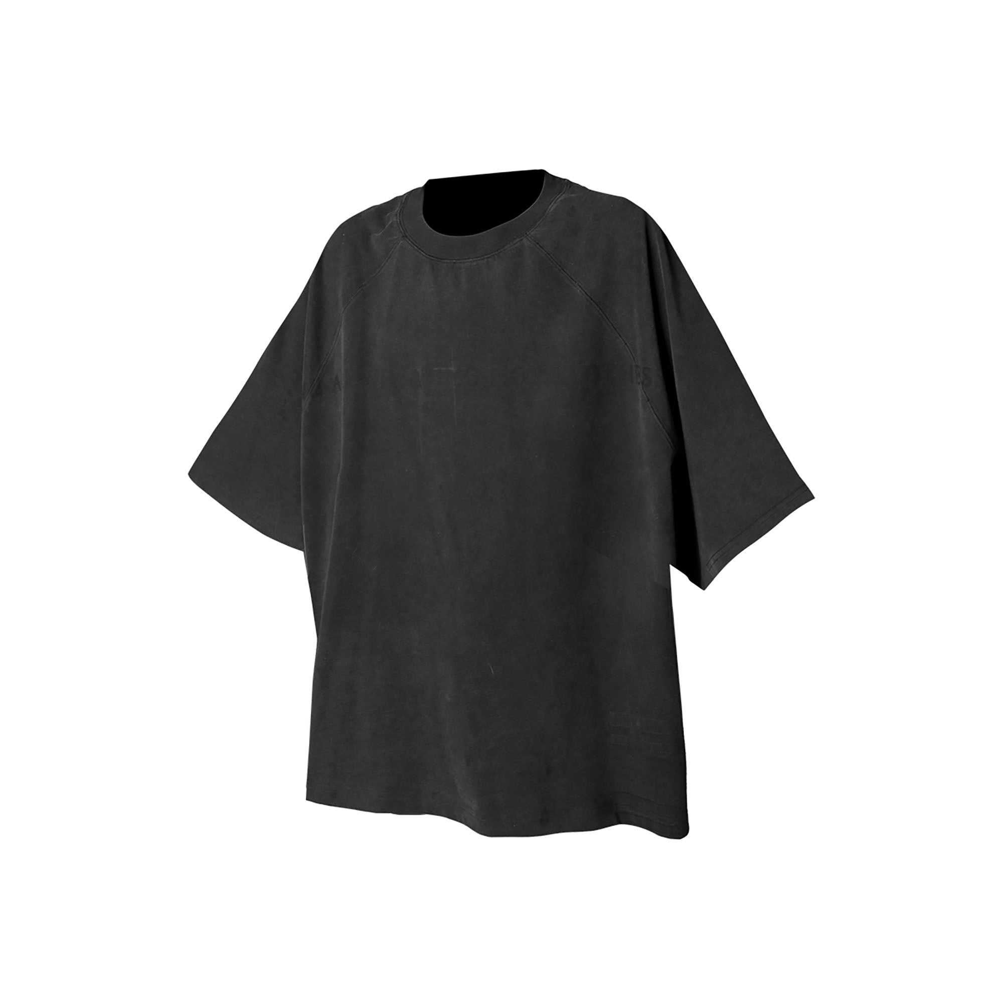 RELABEL Slogan Washed Spliced Raglan T-Shirt-T Shirt-Brown-XS-Free Shipping Leatheretro