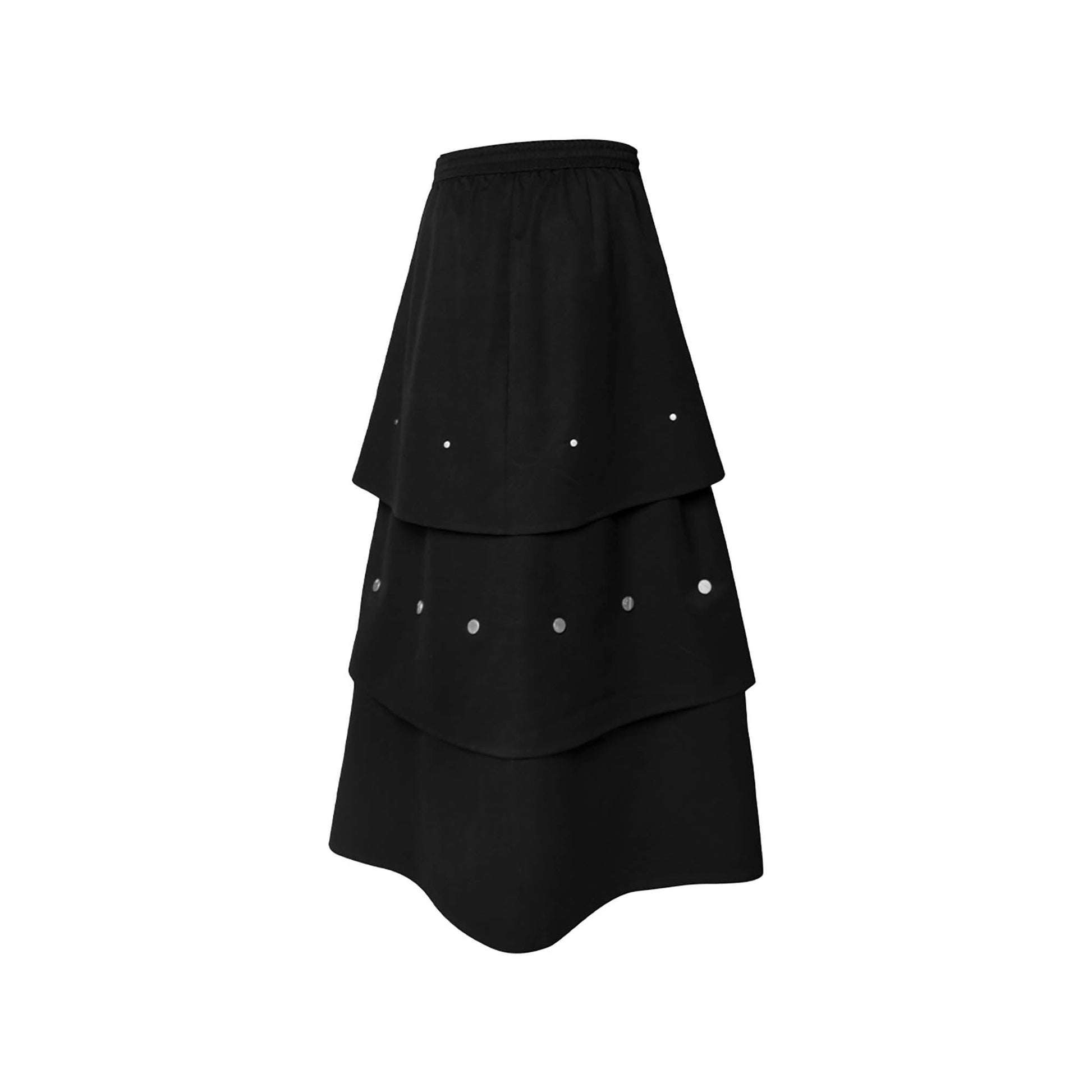 RELABEL Layered Detachable Snap-Fastener Long Skirt-Pants-XS-S-Free Shipping Leatheretro