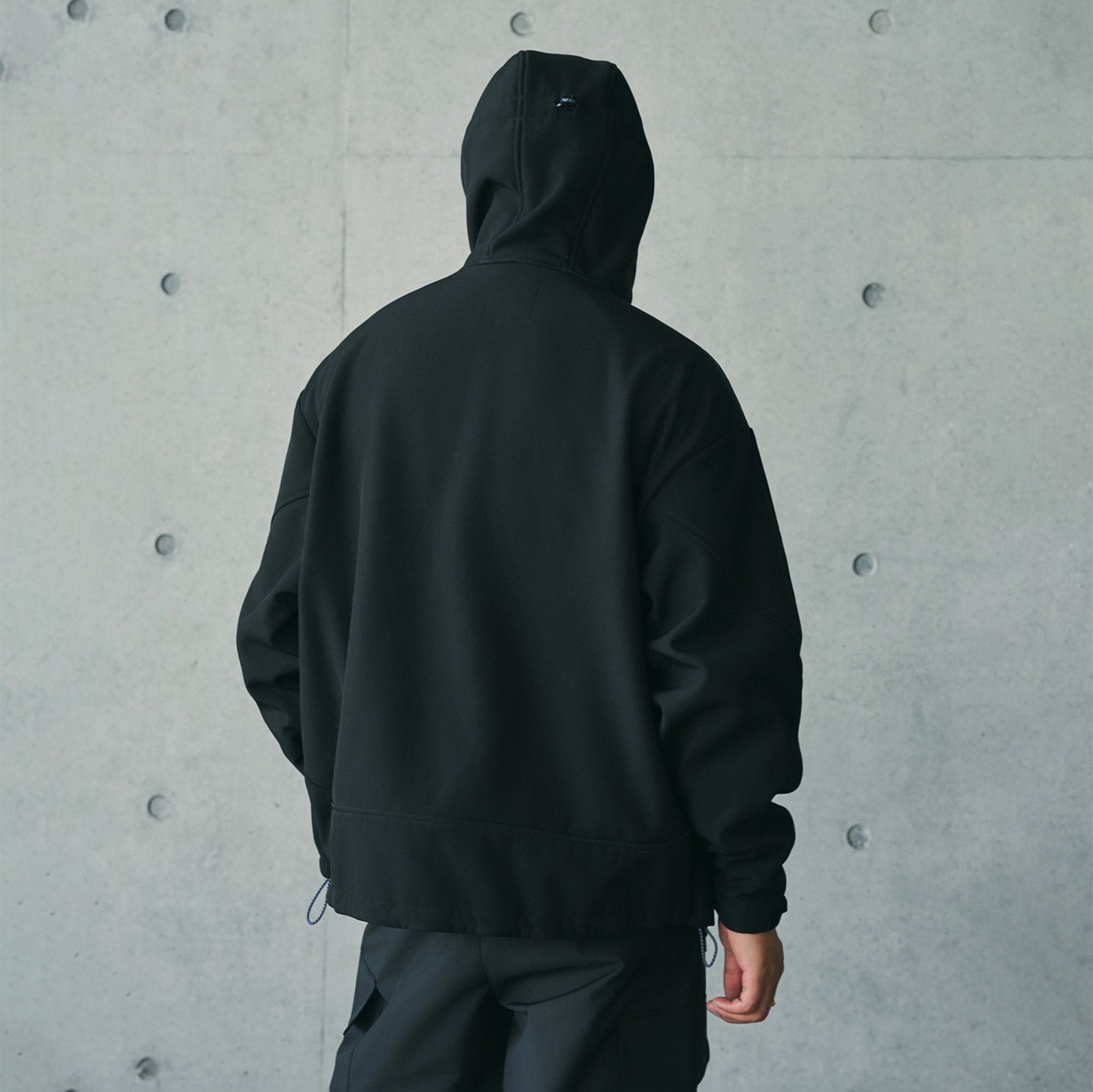 ENSHADOWER Deconstructed Asymmetrical Windbreaker-Jacket-S-Black-Free Shipping Leatheretro