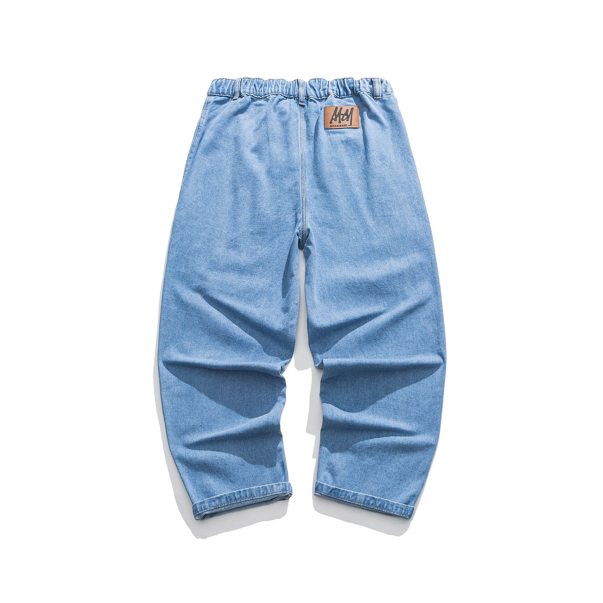 ME DA IGUAL Retro Washed Paneled Jeans-Jeans-M-Free Shipping Leatheretro