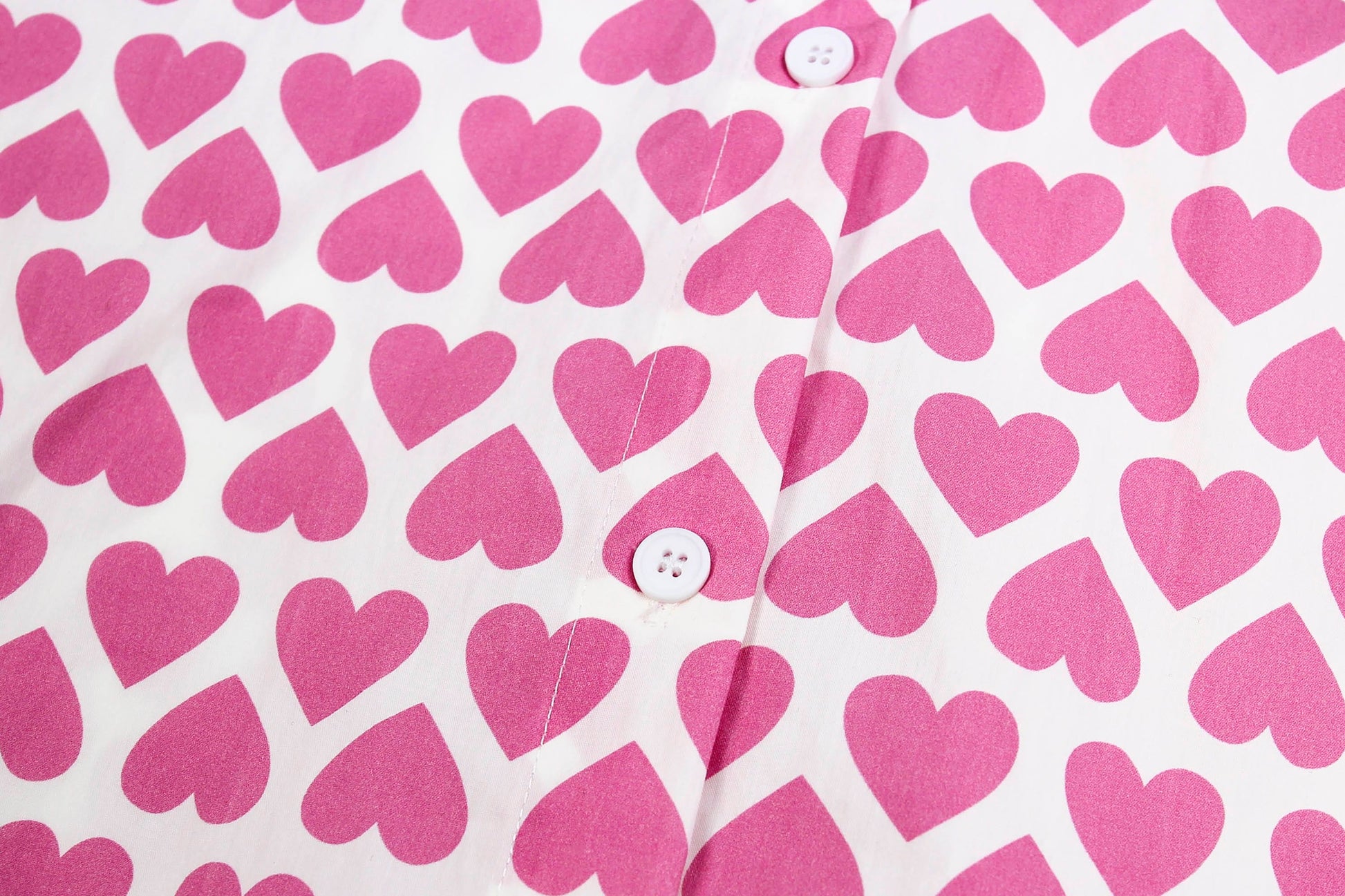 CLP Pink Heart Full-Print Shirt-Shirt-M-Free Shipping Leatheretro