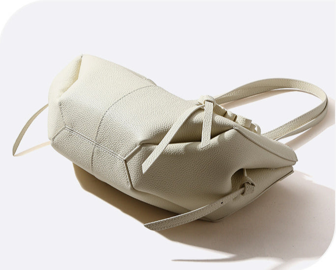 Women's Genuine Leather Tote Bag-Shoulder Bags-black-Free Shipping Leatheretro