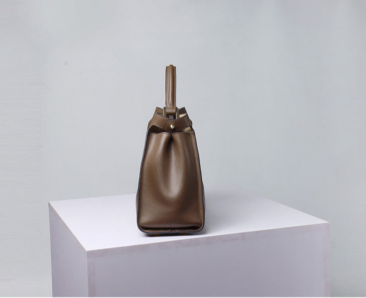 Genuine Leather Large Women’s Crossbody & Handbag-Handbags-Black King Size 39-Free Shipping Leatheretro