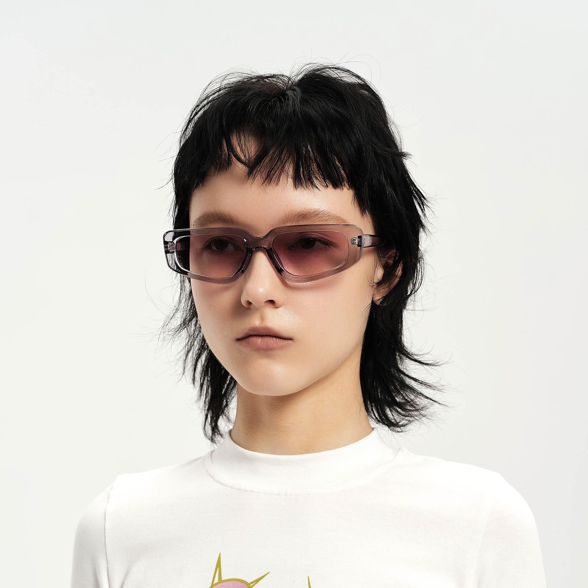 DAMAGE ASIA OPTICALS The Cat Eye Sunglasses-Sunglasses-One Size-Pink-Free Shipping Leatheretro