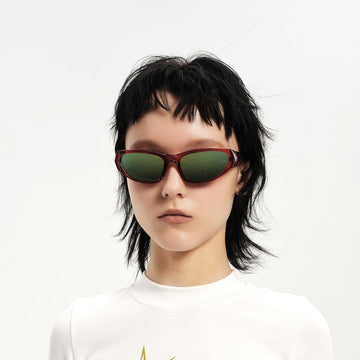 DAMAGE ASIA OPTICALS Essential Cat Eye Bold Frame Sunglasses-Sunglasses-One Size-Red-Free Shipping Leatheretro