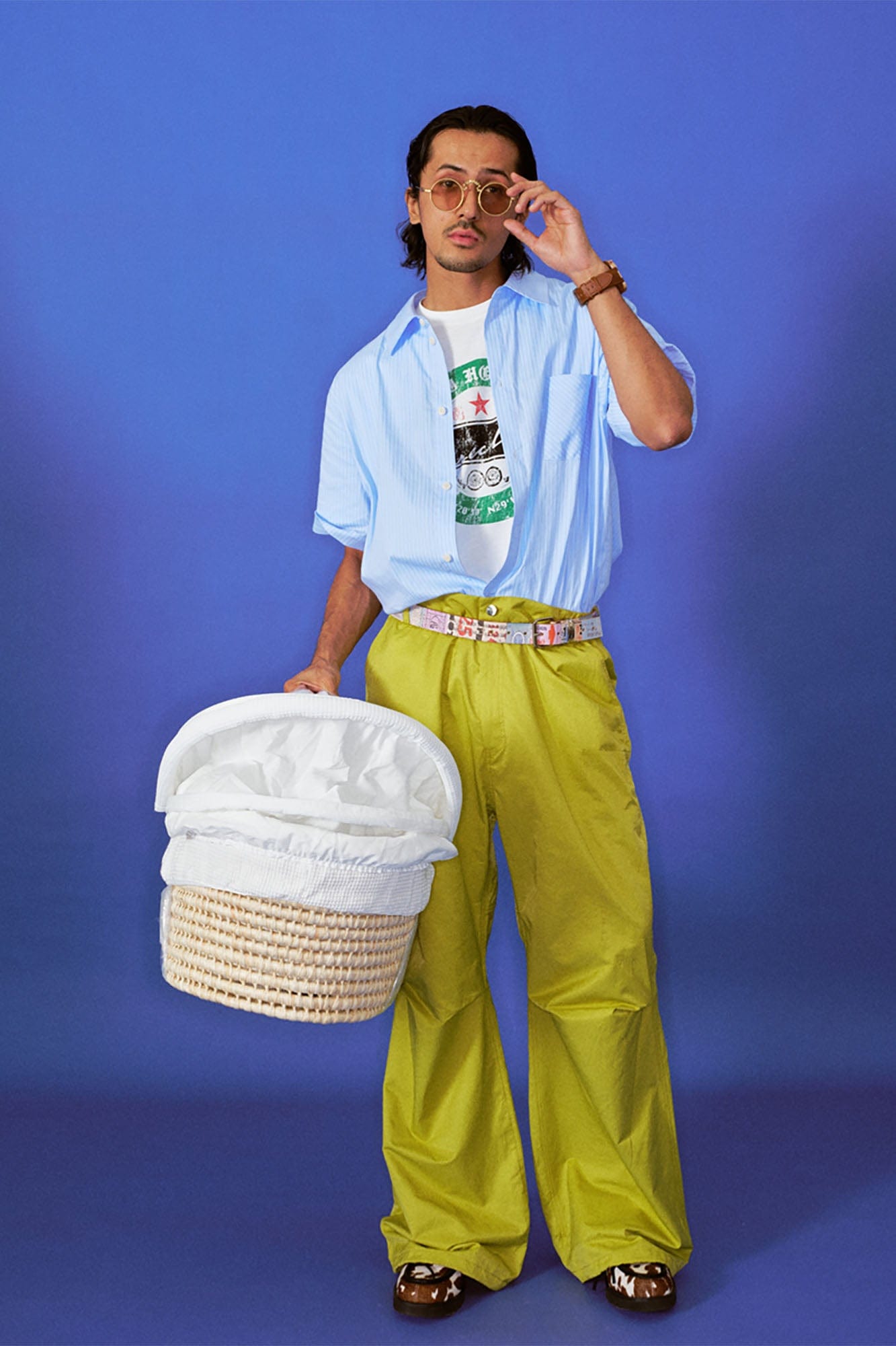 TRECLUB Vision your Success Pinstriped Half Shirt-Half shirt-S-Free Shipping Leatheretro