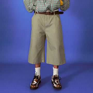 TRECLUB Retro Embroidered Pocket Cargo Shorts-Shorts-S-Free Shipping Leatheretro