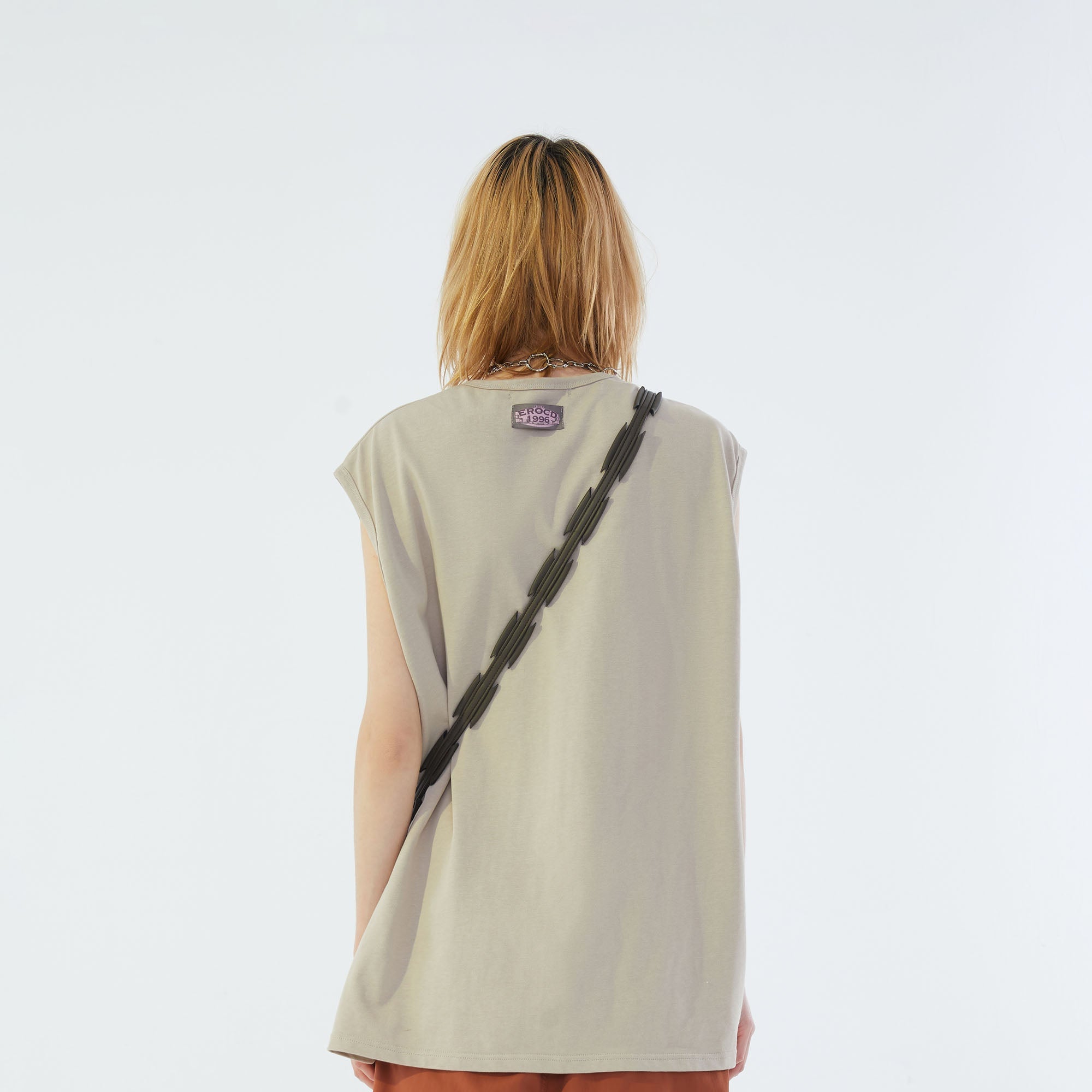 ERROR CODE ROBT Portrait Graphic Mesh Lining Sleeveless Tee-T Shirt-S-Free Shipping Leatheretro