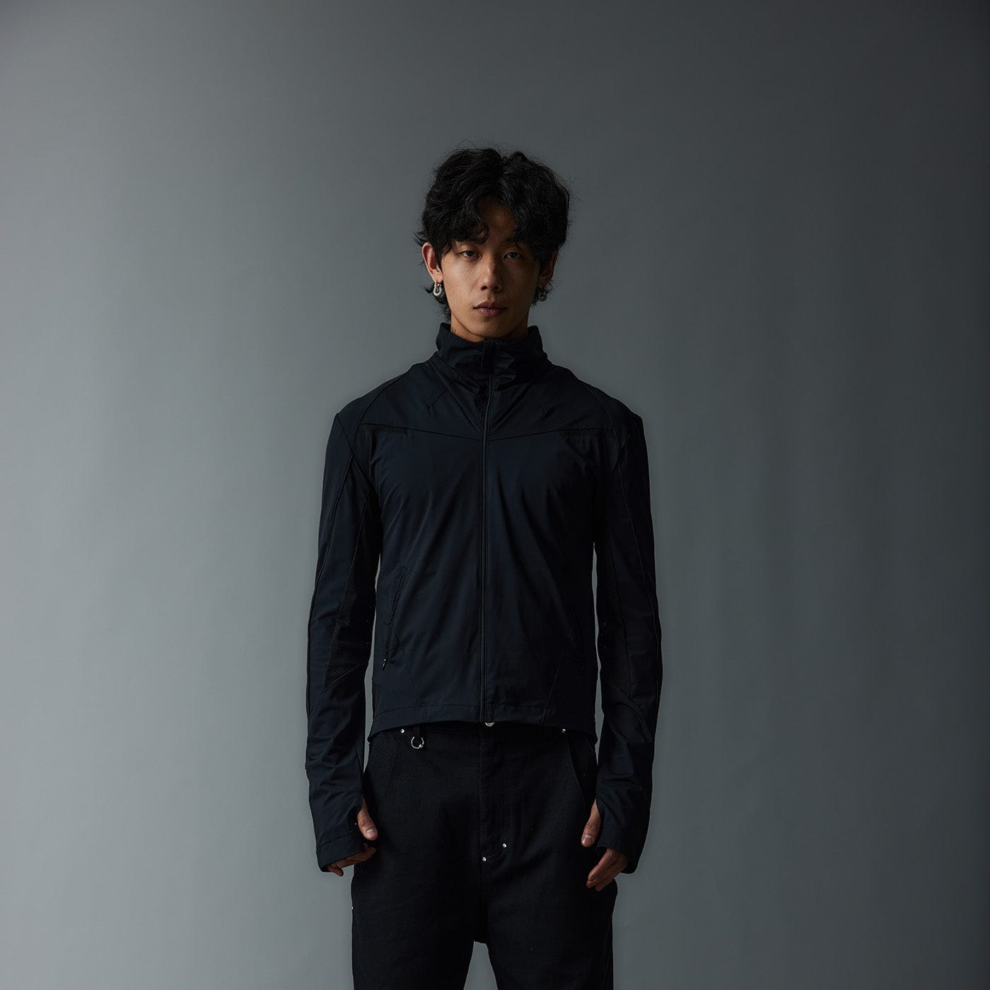 WHISTLEHUNTER Glacier Shuttle Spliced Slim Fit Jacket-Jacket-S-Grey-Free Shipping Leatheretro