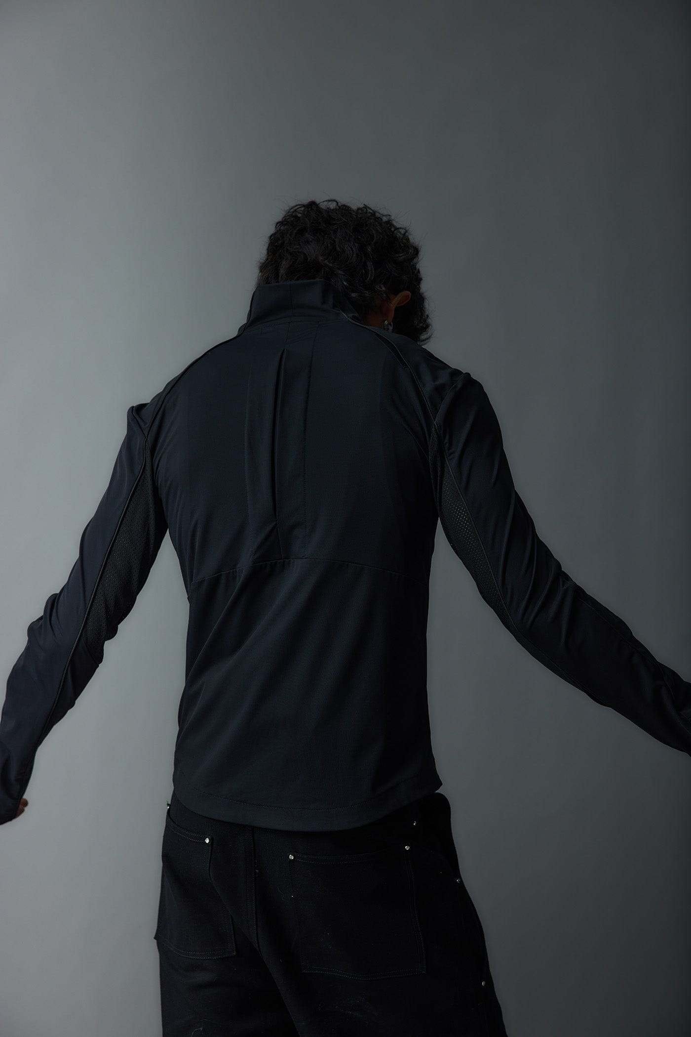 WHISTLEHUNTER Glacier Shuttle Spliced Slim Fit Jacket-Jacket-S-Grey-Free Shipping Leatheretro