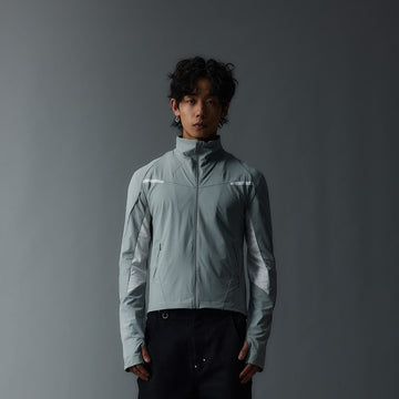 WHISTLEHUNTER Glacier Shuttle Spliced Slim Fit Jacket-Jacket-S-Grey-Free Shipping Leatheretro