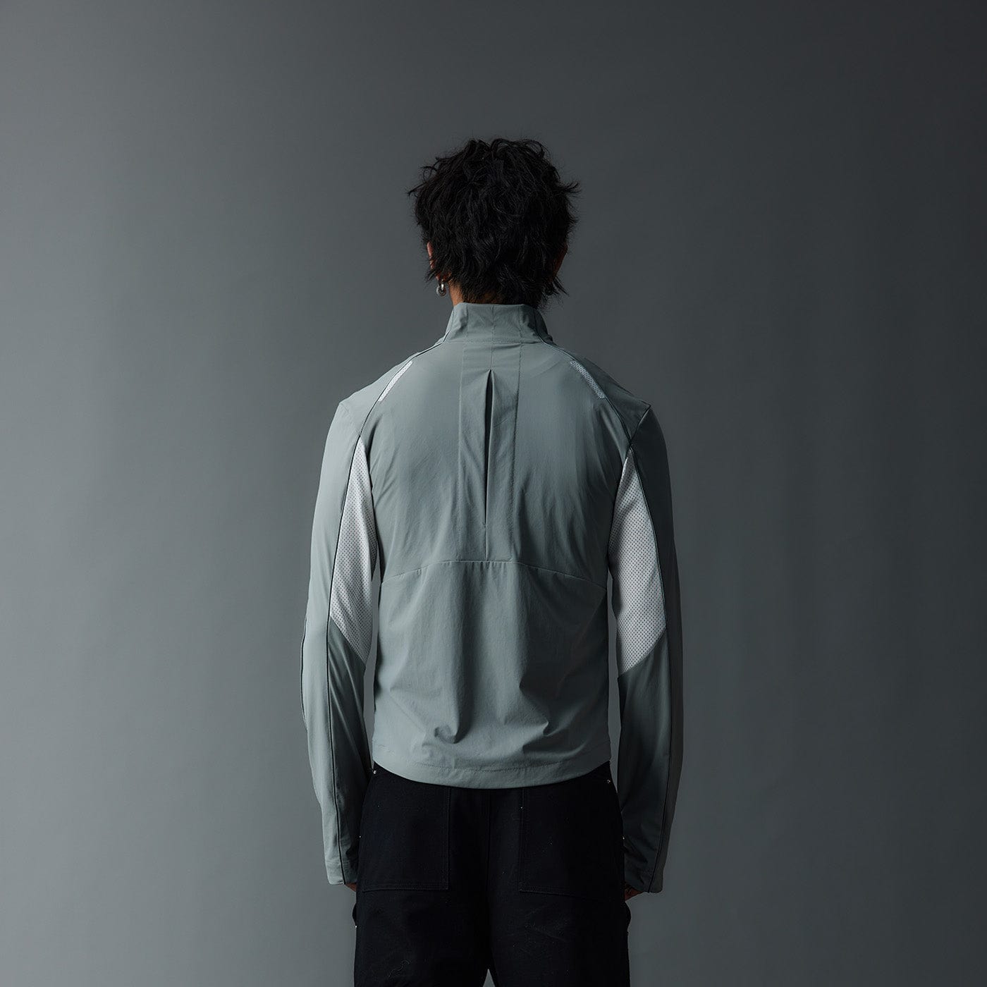 WHISTLEHUNTER Glacier Shuttle Spliced Slim Fit Jacket-Jacket-S-Grey-Free Shipping Leatheretro