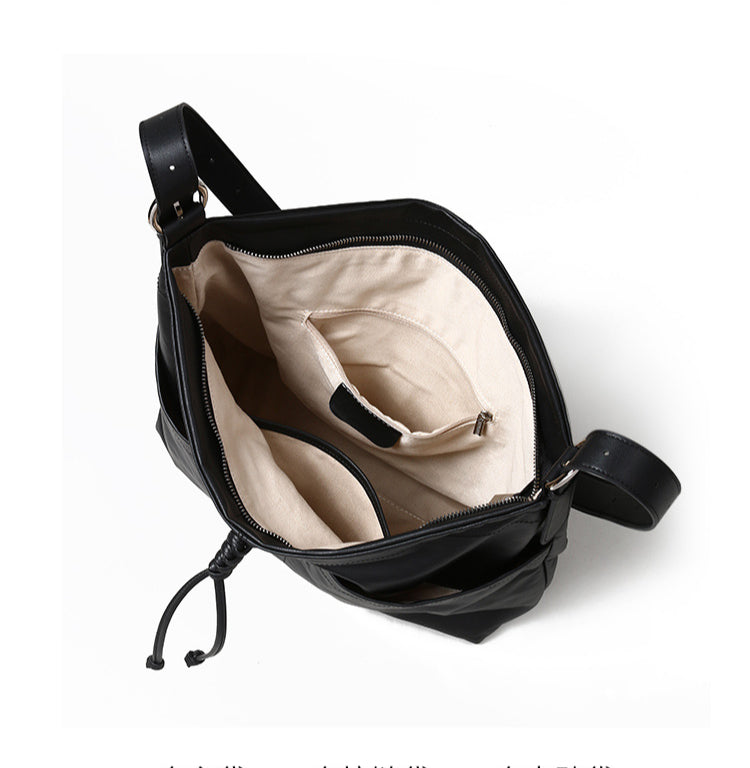 Genuine Leather Tote Bag Shoulder Bags for Women-Handbags-A-Free Shipping Leatheretro