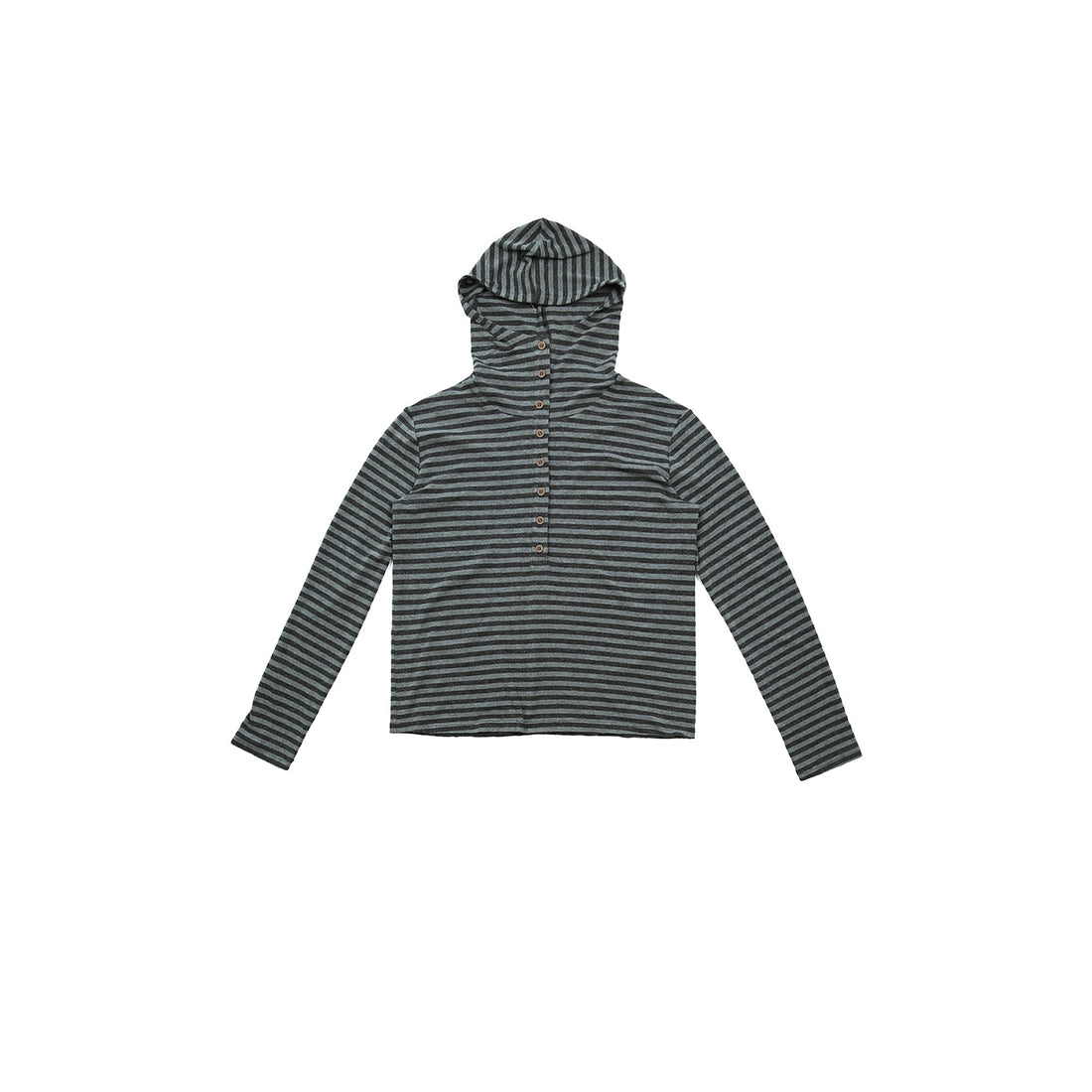 TRECLUB Stripe Hooded Polo Long Sleeve-L/S Tee-S (Preorder)-Free Shipping Leatheretro