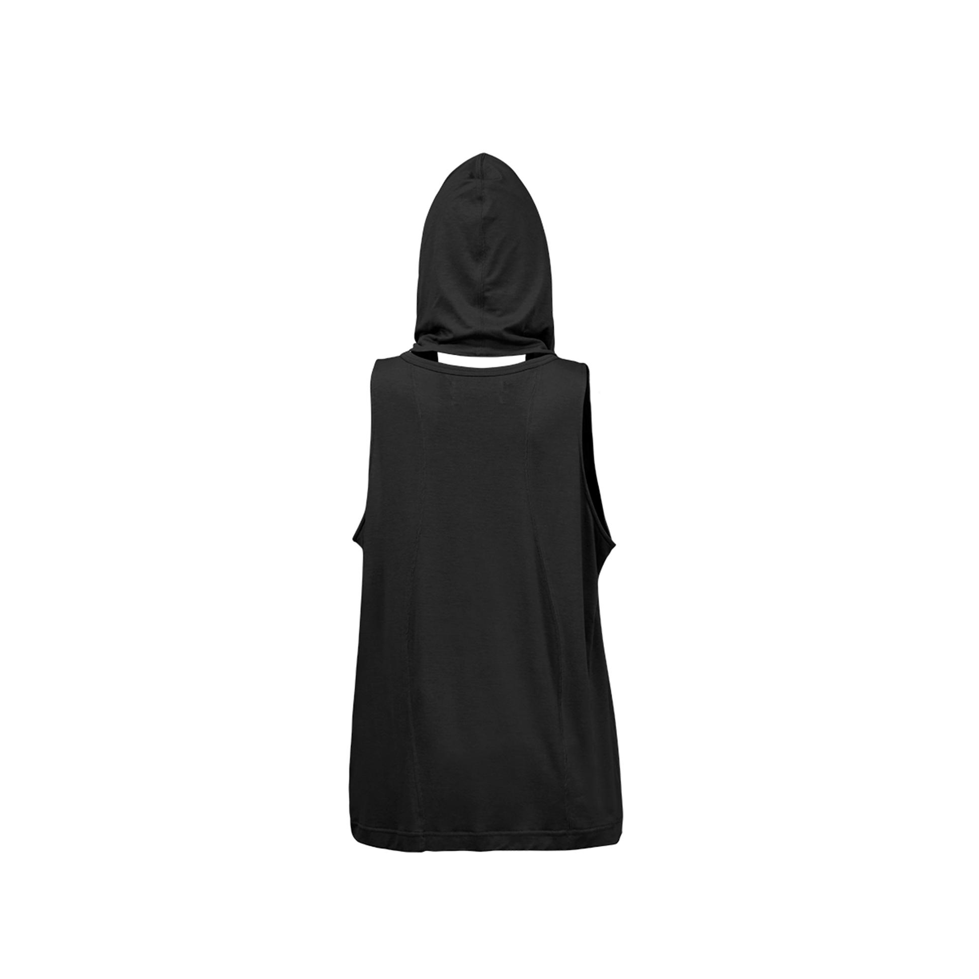 RELABEL Tencel Wool Hooded Ruched Tank Top-Tank Top-S (Preorder)-Green-Free Shipping Leatheretro
