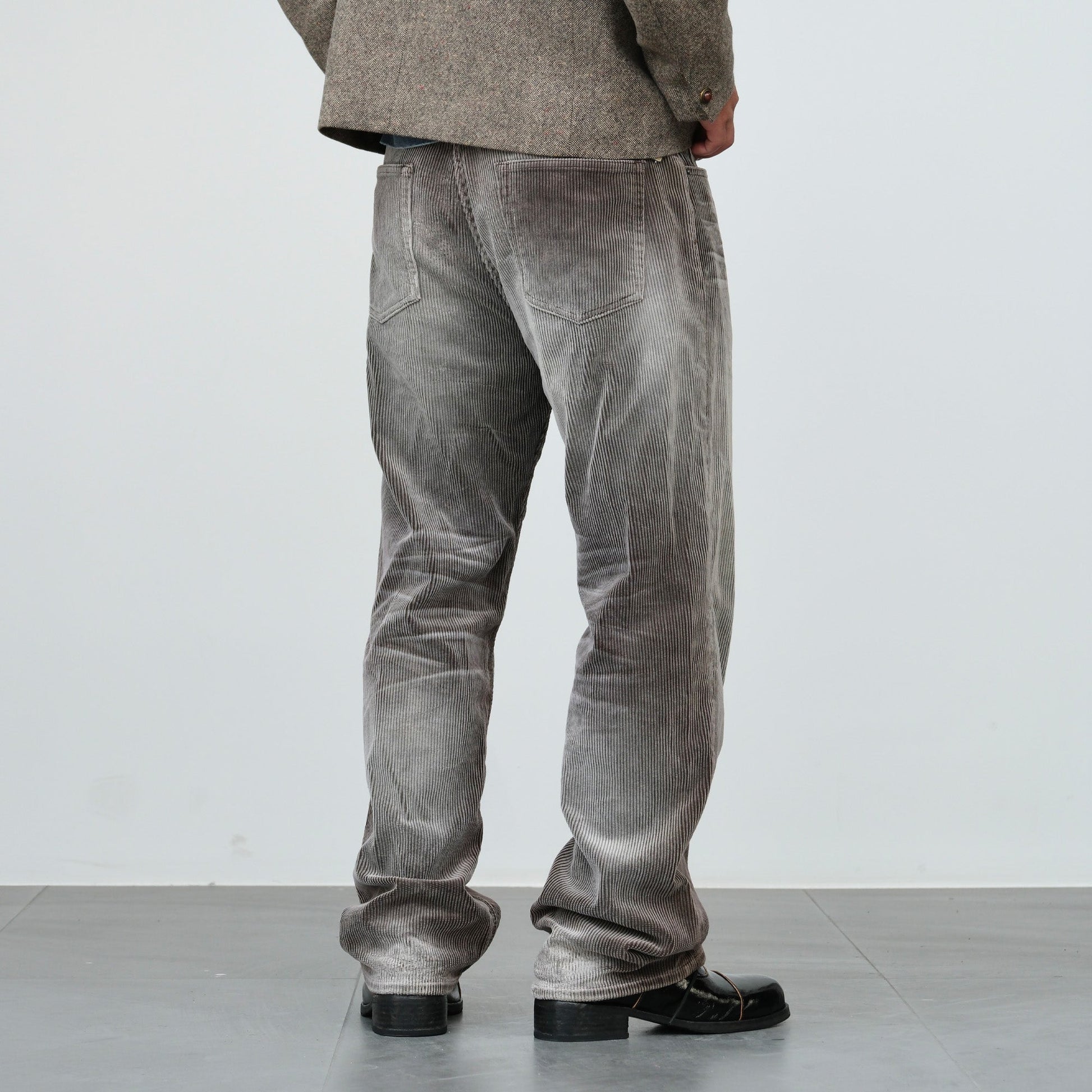 NEIGBORL Washed Corduroy Pants-Pants-S-Light Gray-Free Shipping Leatheretro