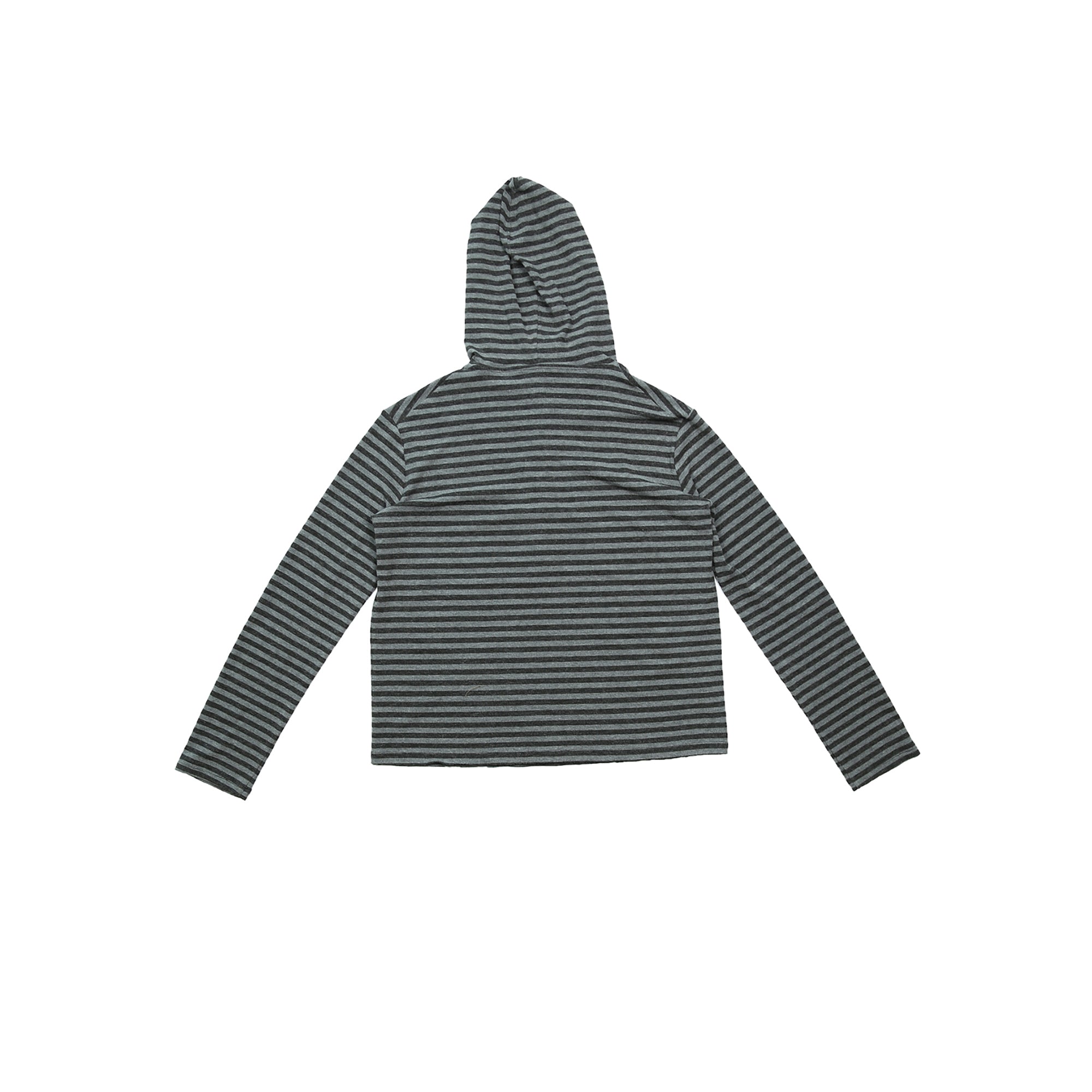 TRECLUB Stripe Hooded Polo Long Sleeve-L/S Tee-S (Preorder)-Free Shipping Leatheretro