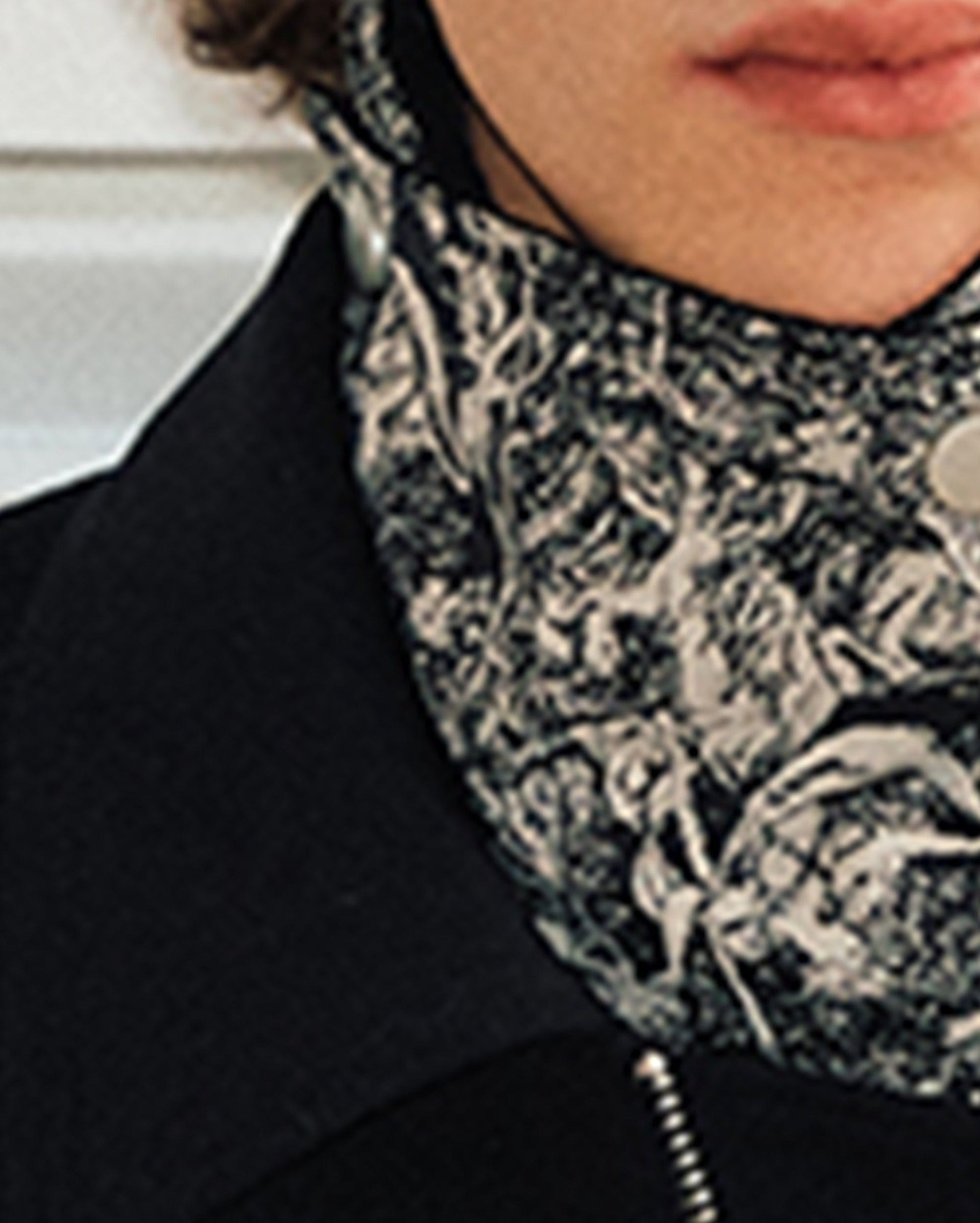 KREATE Reversible Full Print Snap Scarf-Accessories-One Size-Free Shipping Leatheretro
