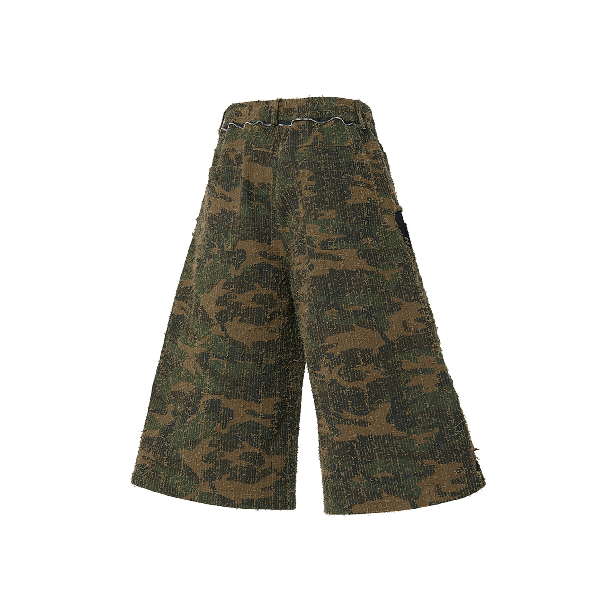 RELABEL Camo Skeleton Patch Shorts-Shorts-XS-Free Shipping Leatheretro