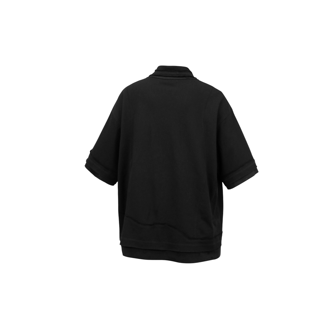 RELABEL Spliced Embroidered Polo Shirt-T Shirt-XS-Free Shipping Leatheretro