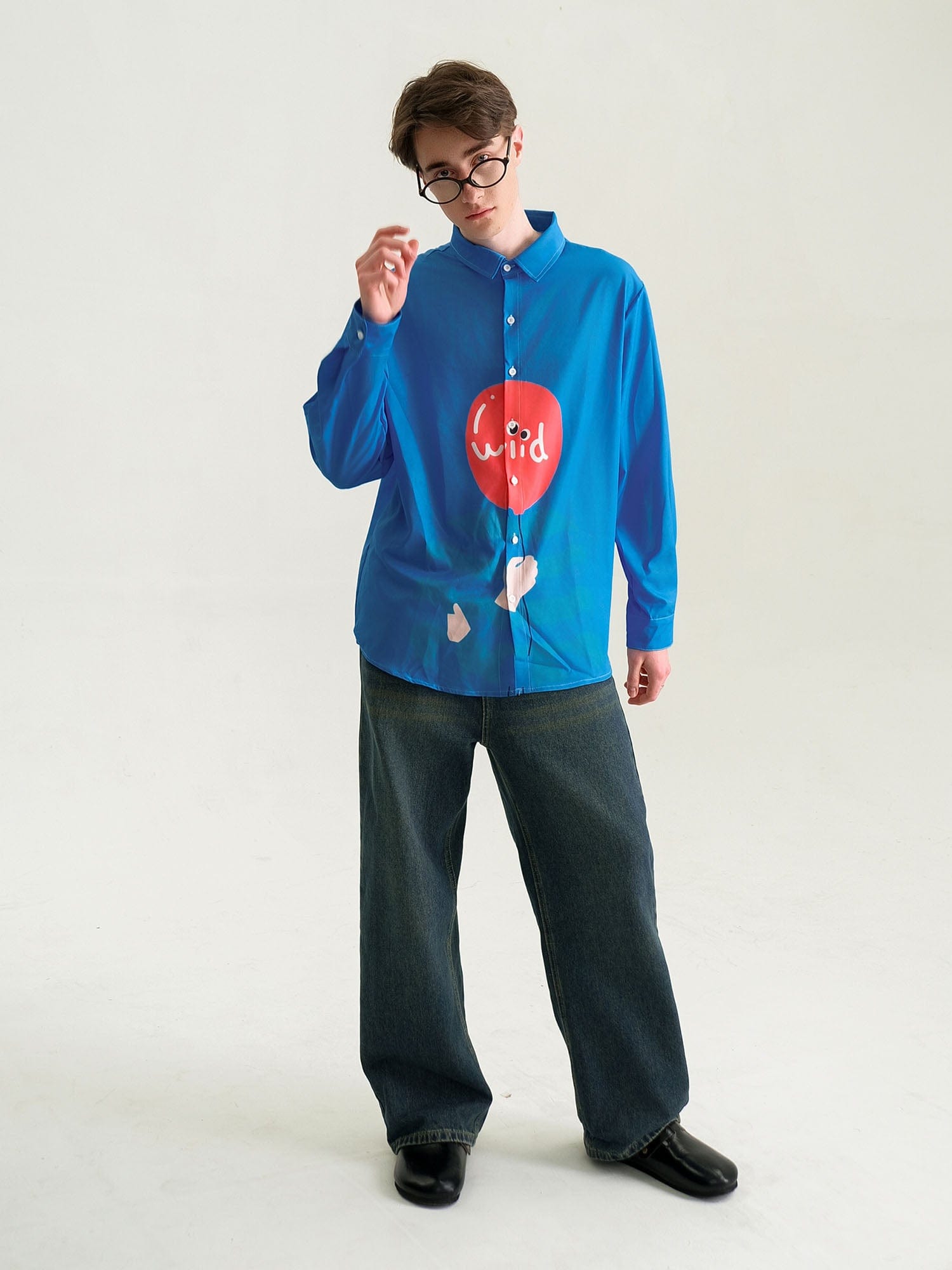 WIID Balloon Catcher Shirt-Shirt-M-Large Graphic-Free Shipping Leatheretro