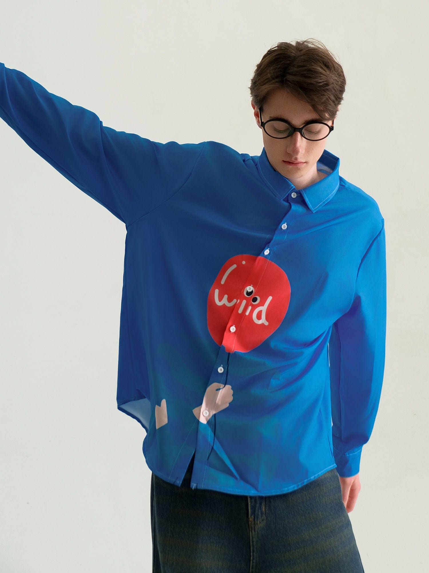 WIID Balloon Catcher Shirt-Shirt-M-Large Graphic-Free Shipping Leatheretro