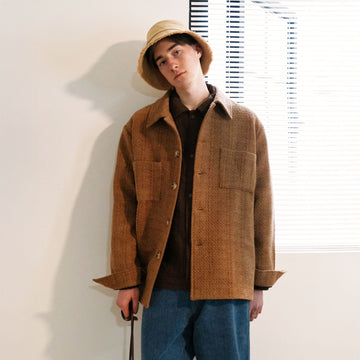 WIID Boucl¨¦ Utility Jacket-Jacket-M-Free Shipping Leatheretro