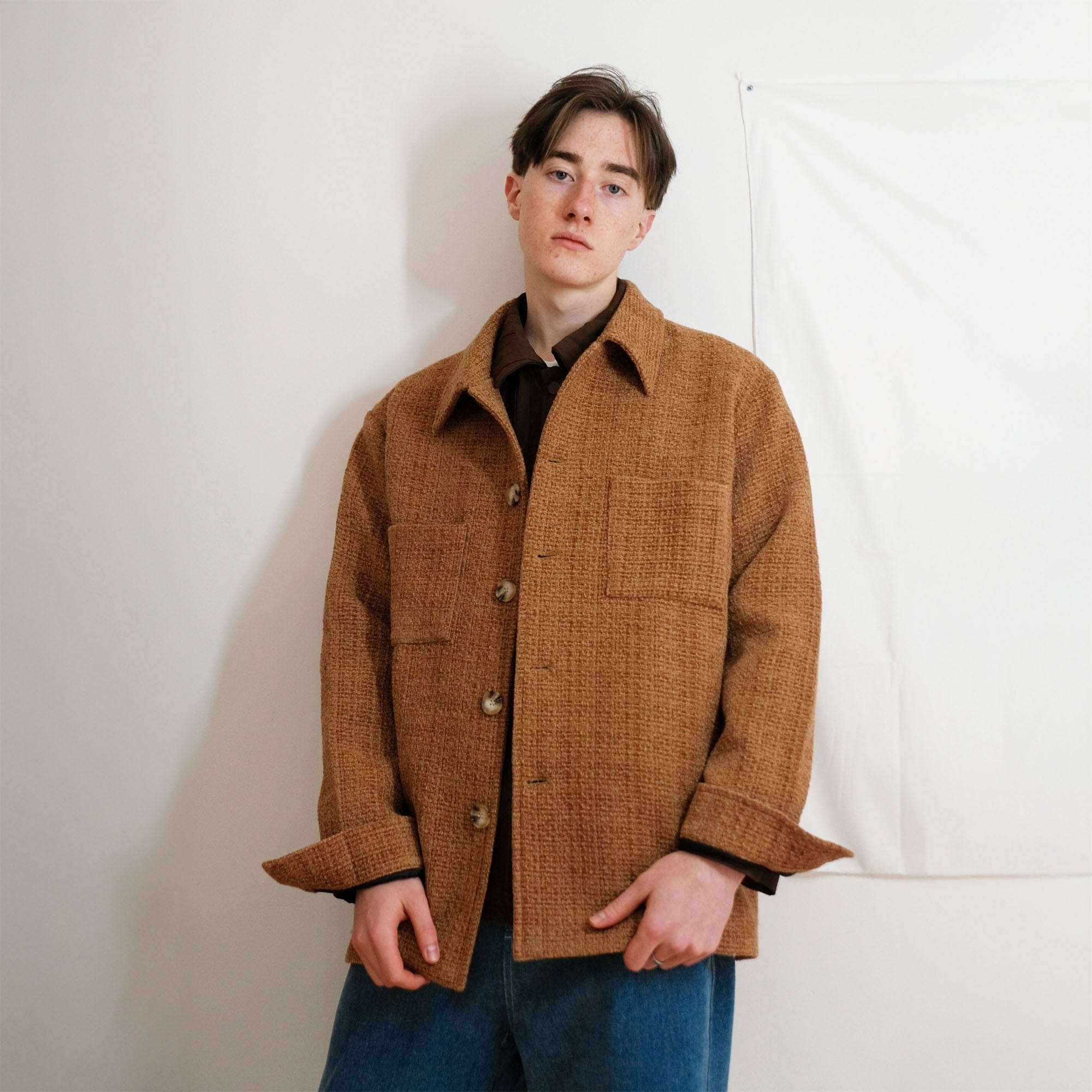 WIID Boucl¨¦ Utility Jacket-Jacket-M-Free Shipping Leatheretro