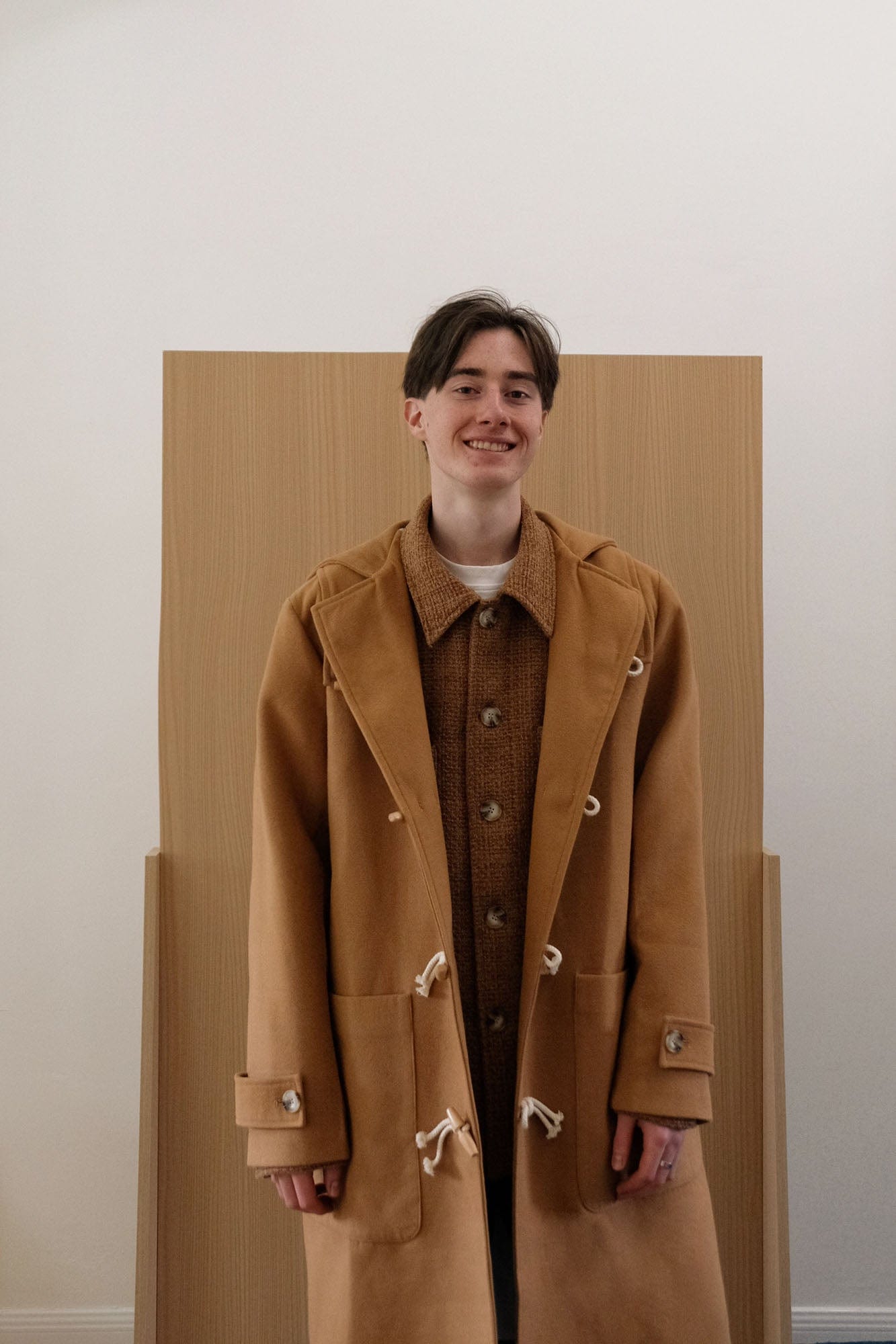 WIID Classic Toggle Wool-Blend Duffle Coat-Jacket-M-Free Shipping Leatheretro