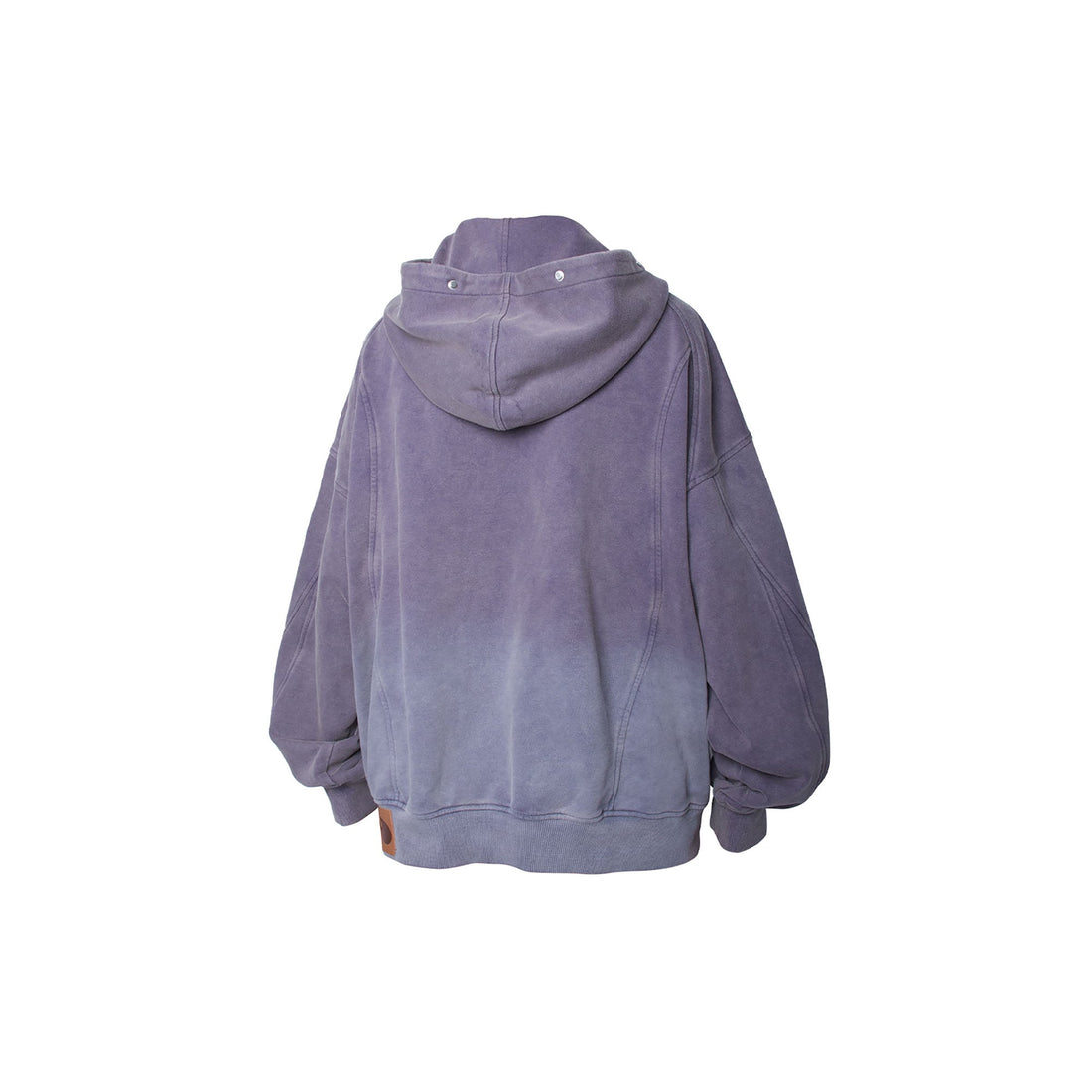 RELABEL Gradient Washed Panel Hooded Jacket Purple-Jacket-XS (Preorder)-Free Shipping Leatheretro