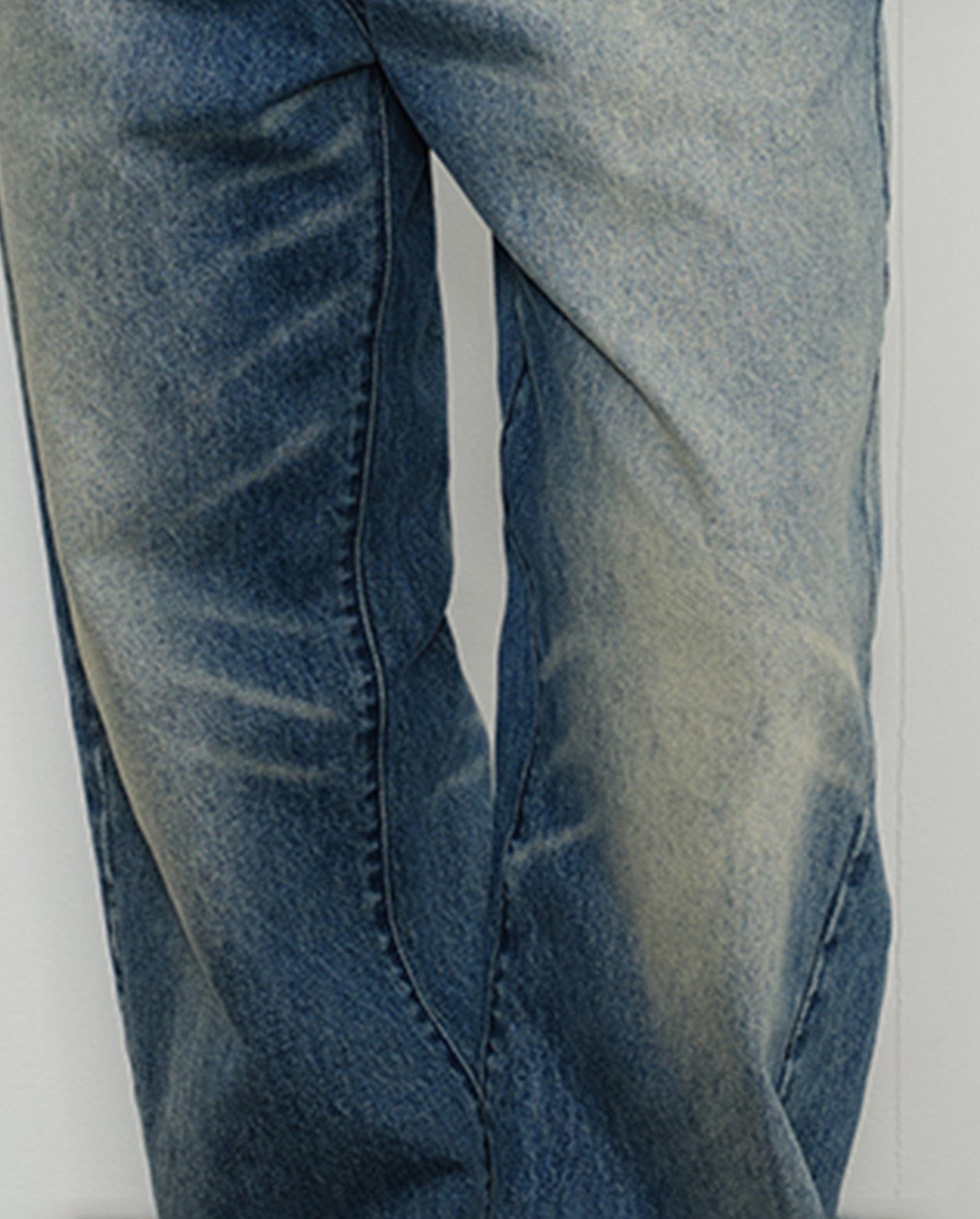KREATE Classic Washed Whiskered Jeans-Jeans-S-Free Shipping Leatheretro