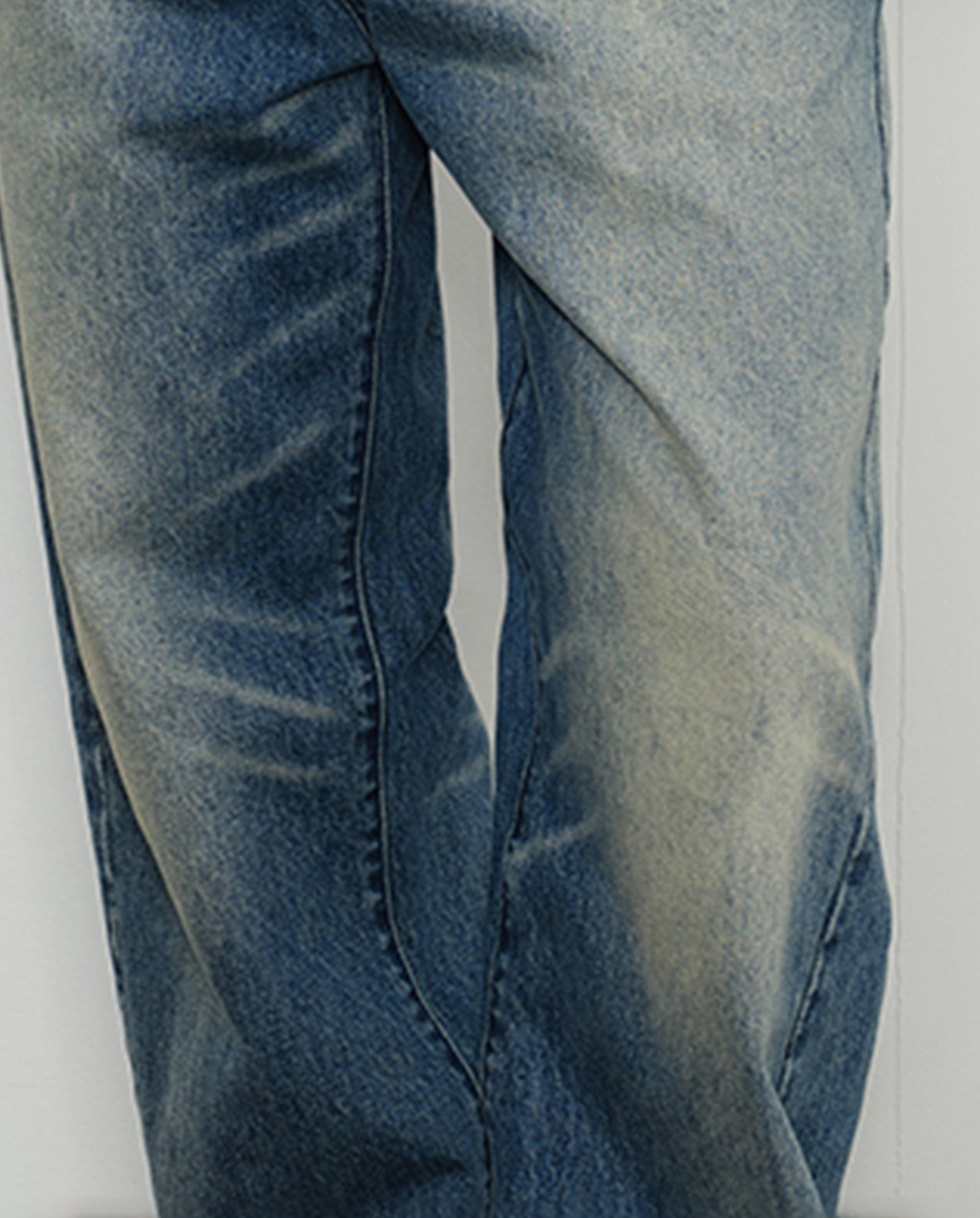 KREATE Classic Washed Whiskered Jeans-Jeans-S-Free Shipping Leatheretro