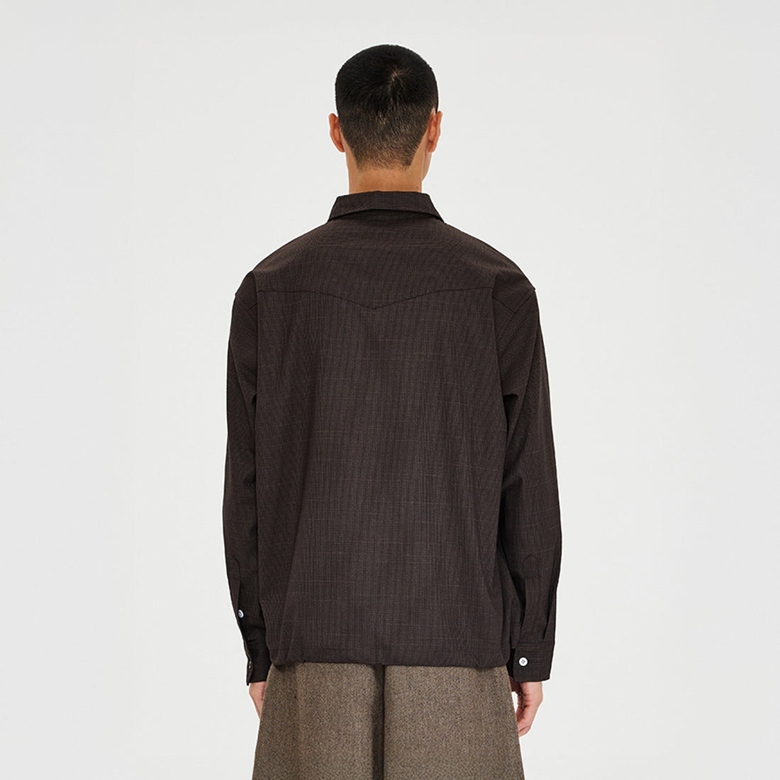 CATSSTAC Retro Gingham Drawstring Hem Boxy Shirt-Shirt-M (Preorder)-Free Shipping Leatheretro